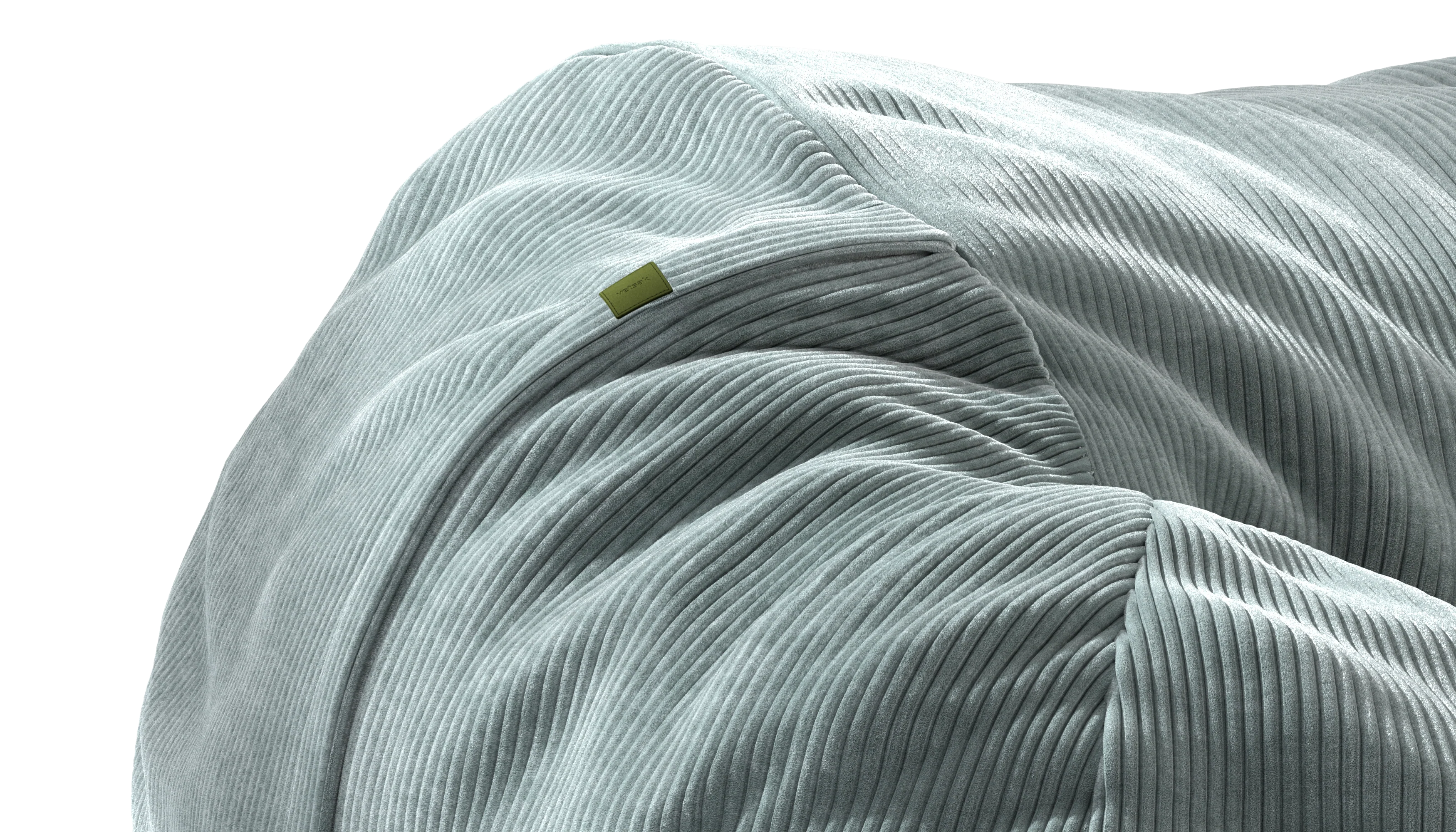 vetsak | Beanbag Large - Cord Velour - Mint - Image 3