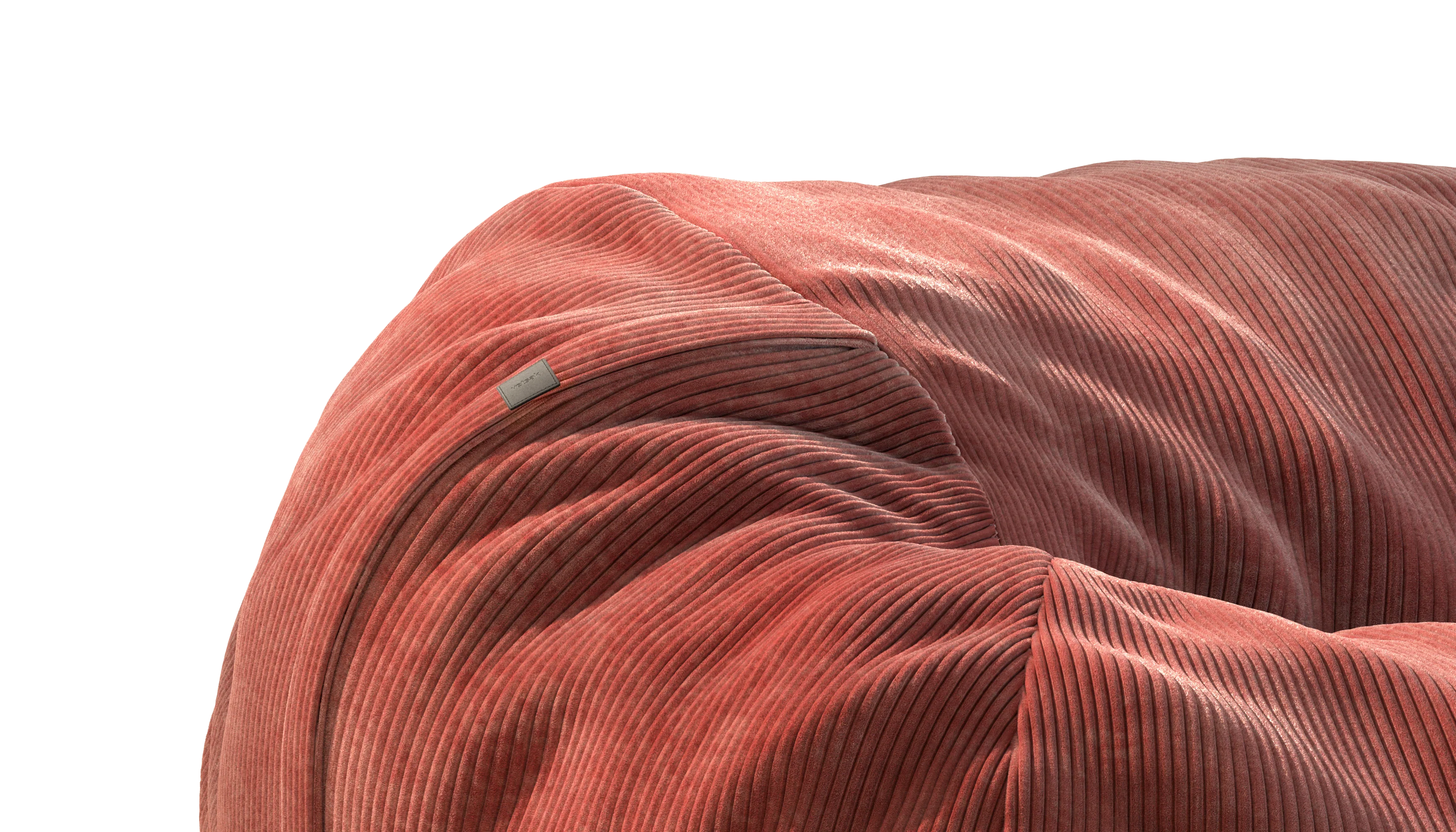 vetsak | Beanbag Medium - Cord Velour - Brick - Image 3