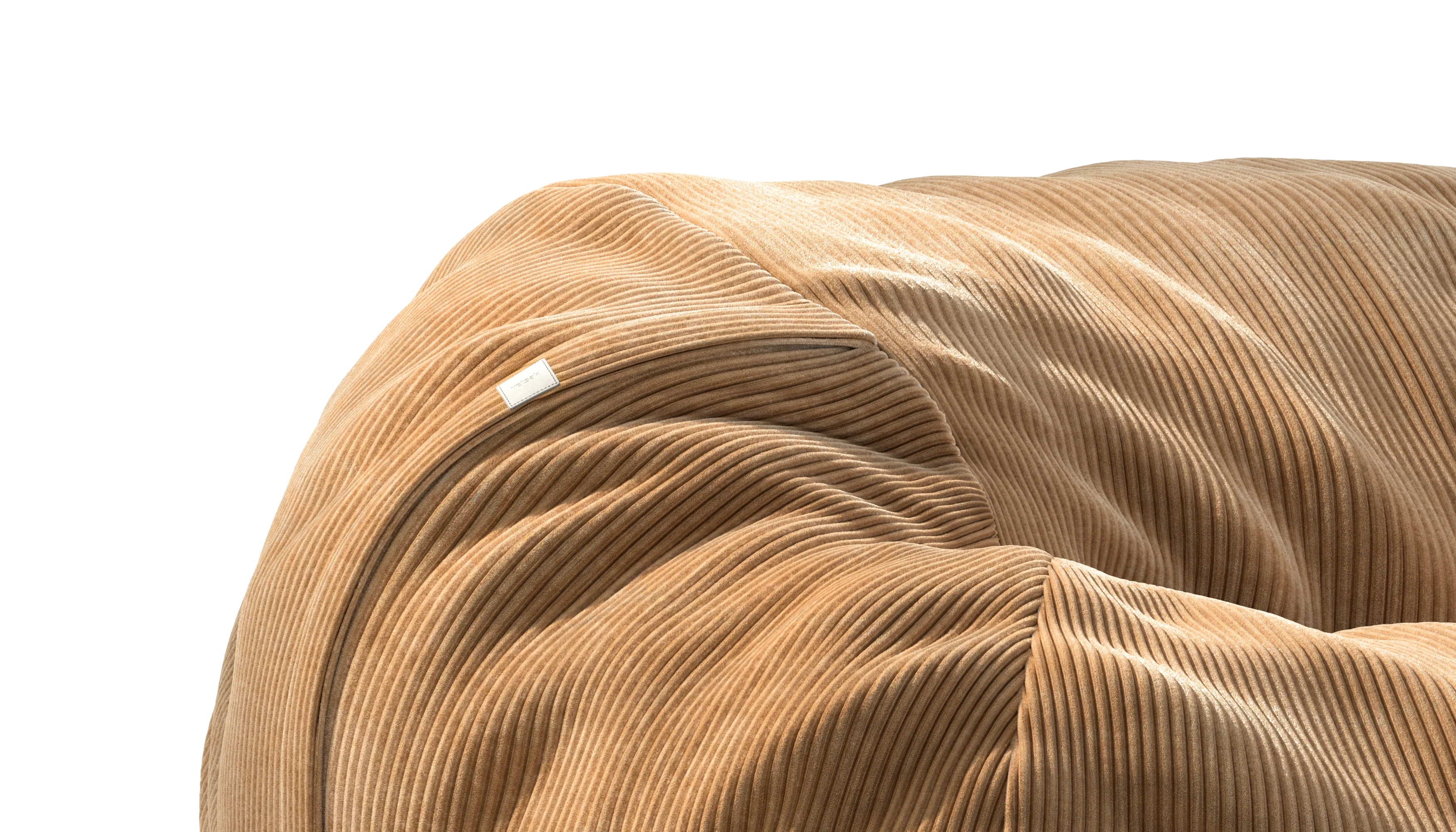 vetsak | Beanbag Medium - Cord Velour - Camel - Image 3