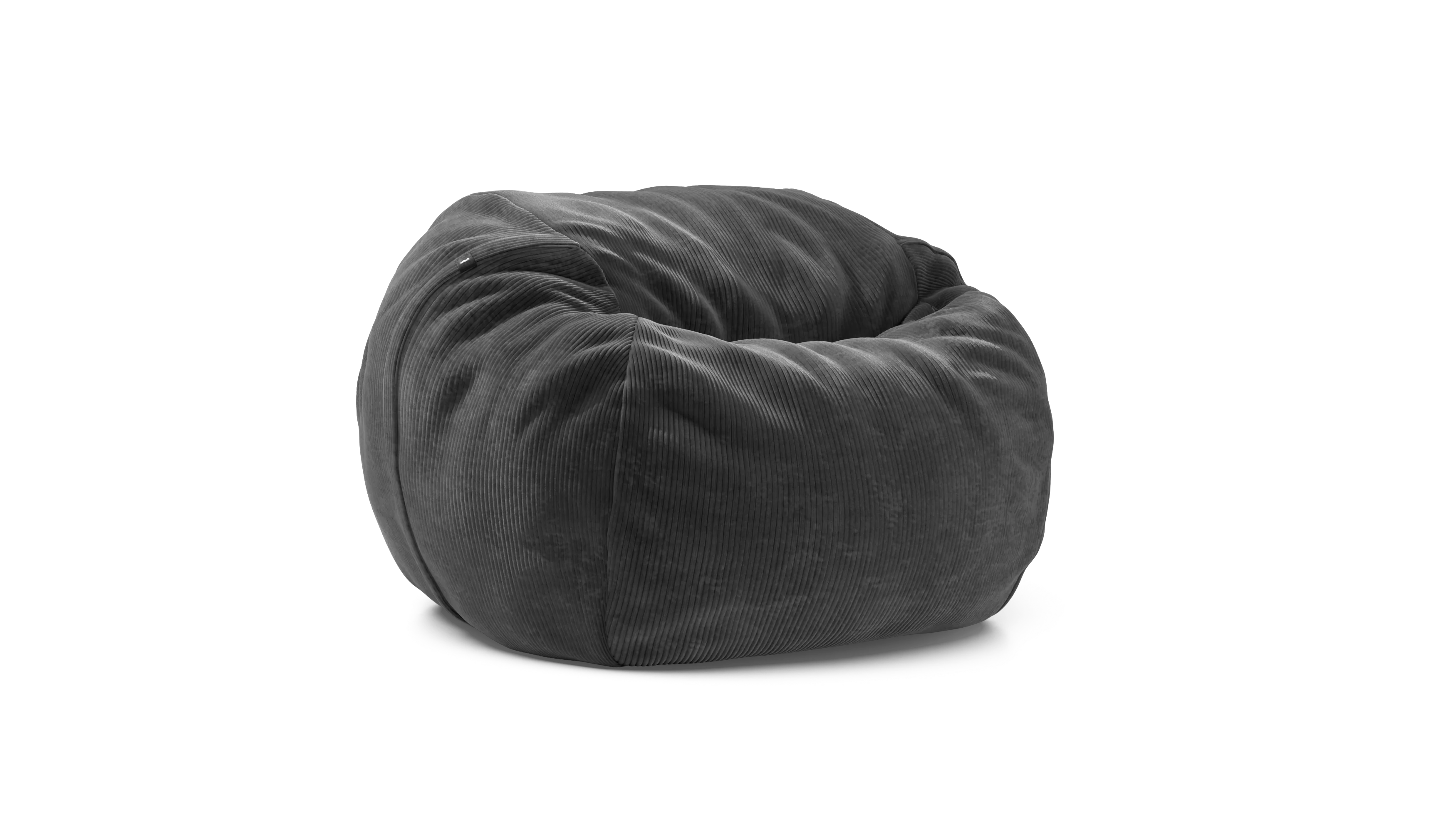 vetsak | Beanbag Medium - Cord Velour - Dark Grey