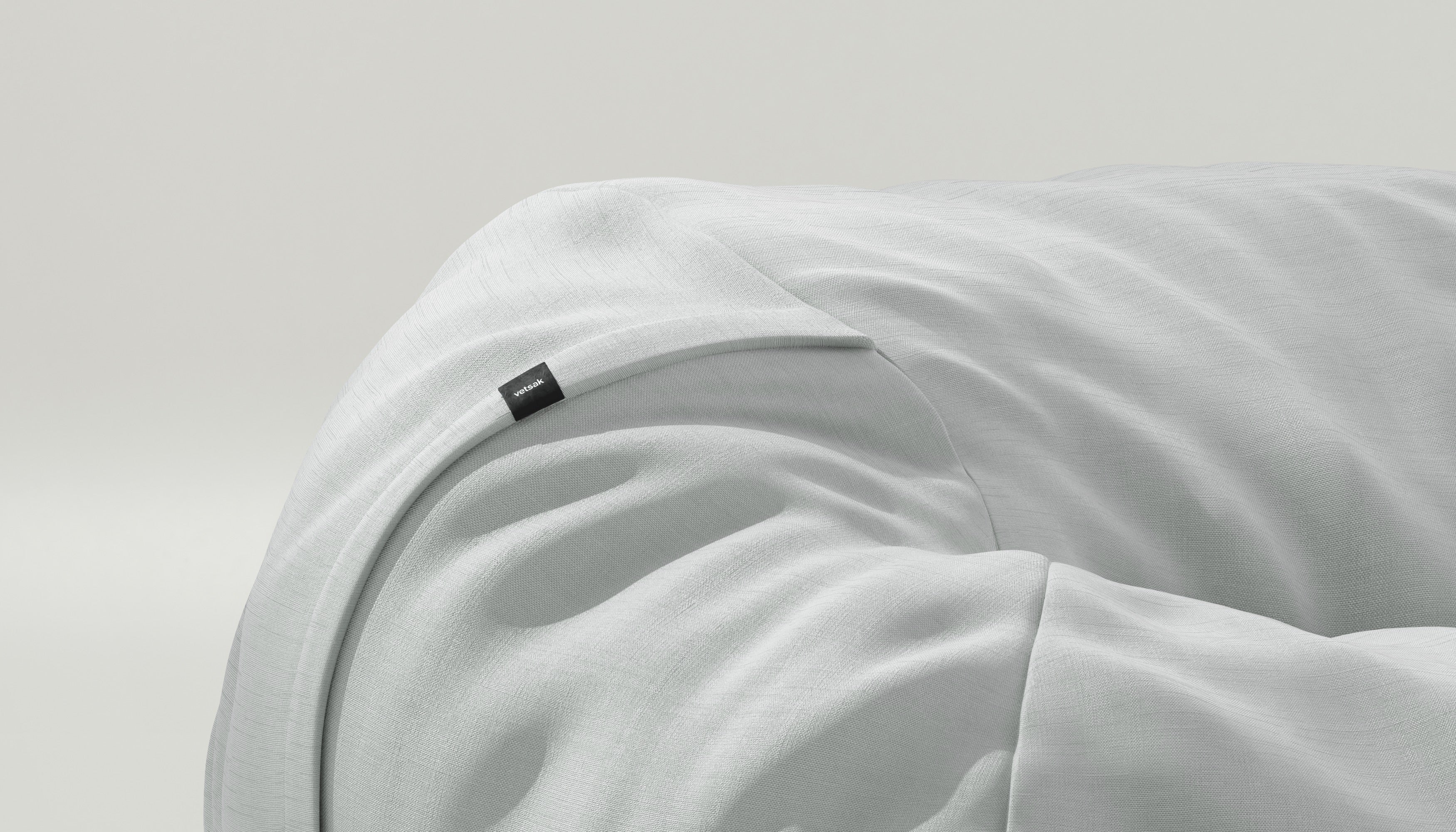 vetsak | Beanbag Medium - Pique - Light Grey - Image 3