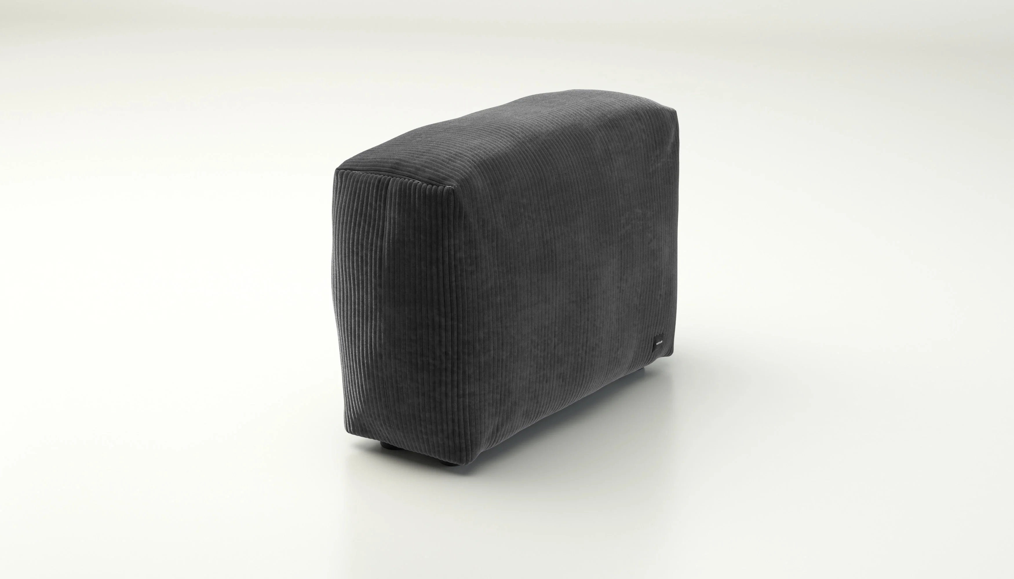 vetsak | Cover Sofa Side Medium - Cord Velour - Dark Grey