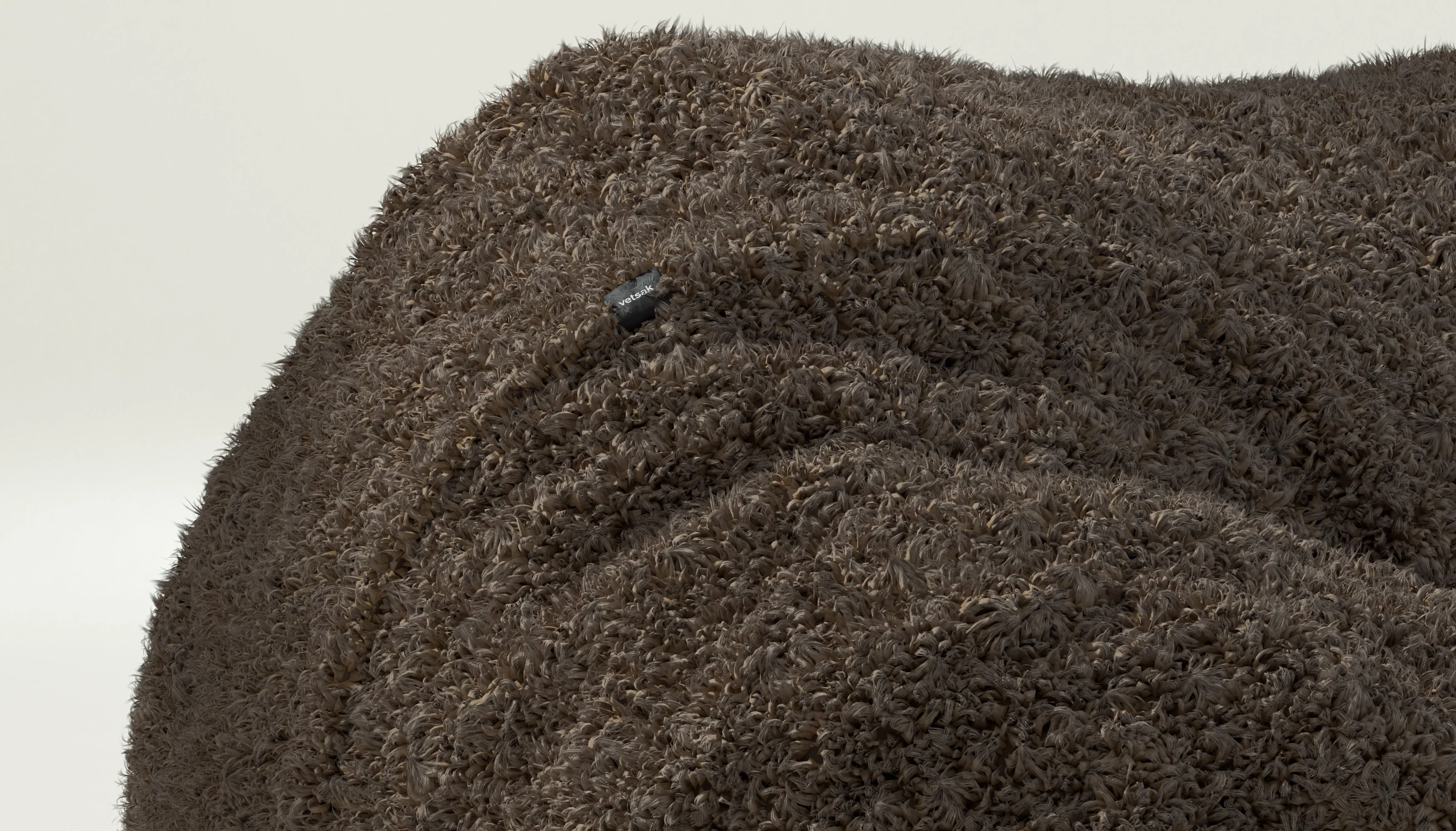 vetsak | Cover Beanbag Large - Doodle - Cacao - Image 3