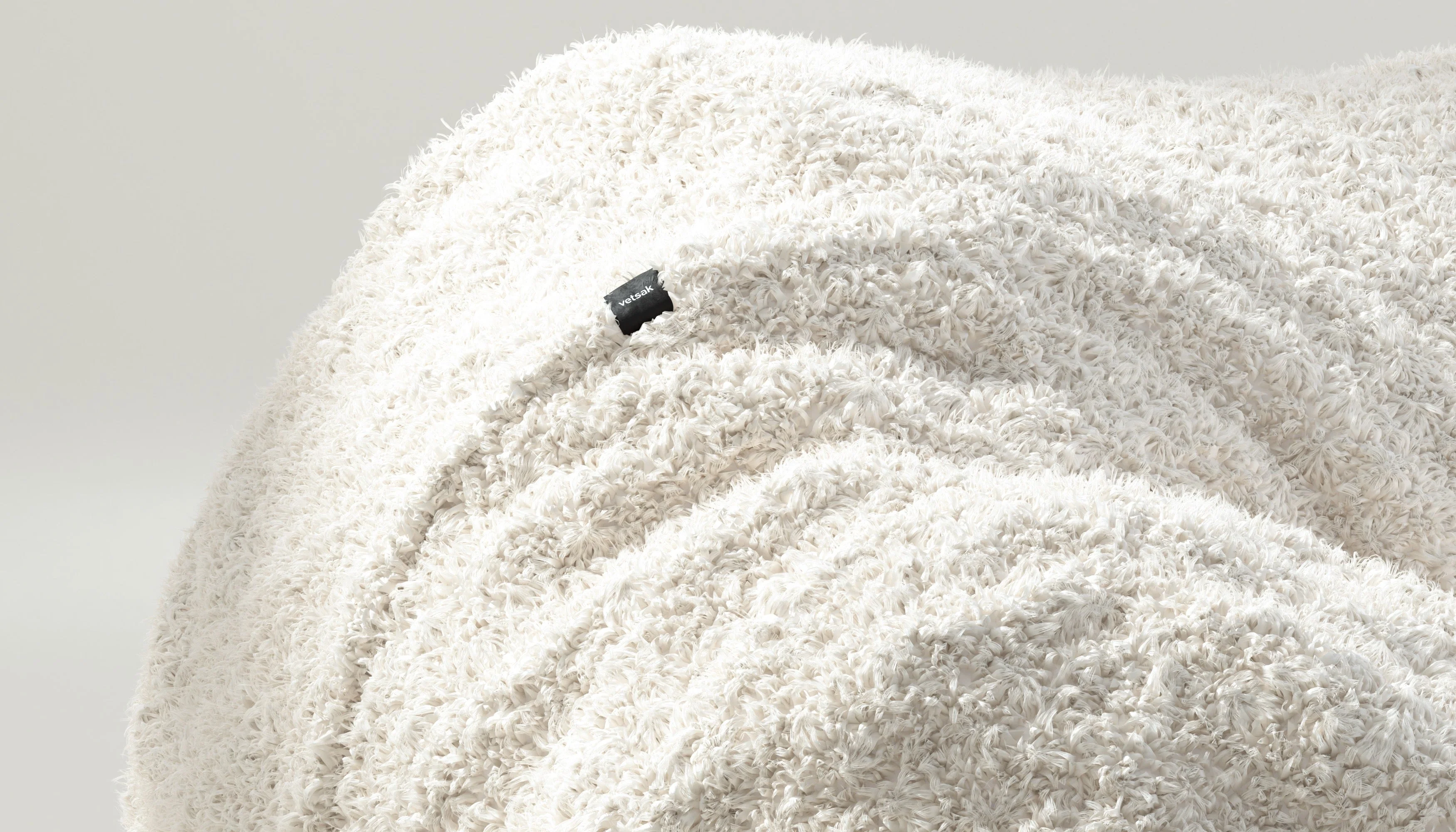 vetsak | Cover Beanbag Large - Doodle - Creme - Image 3