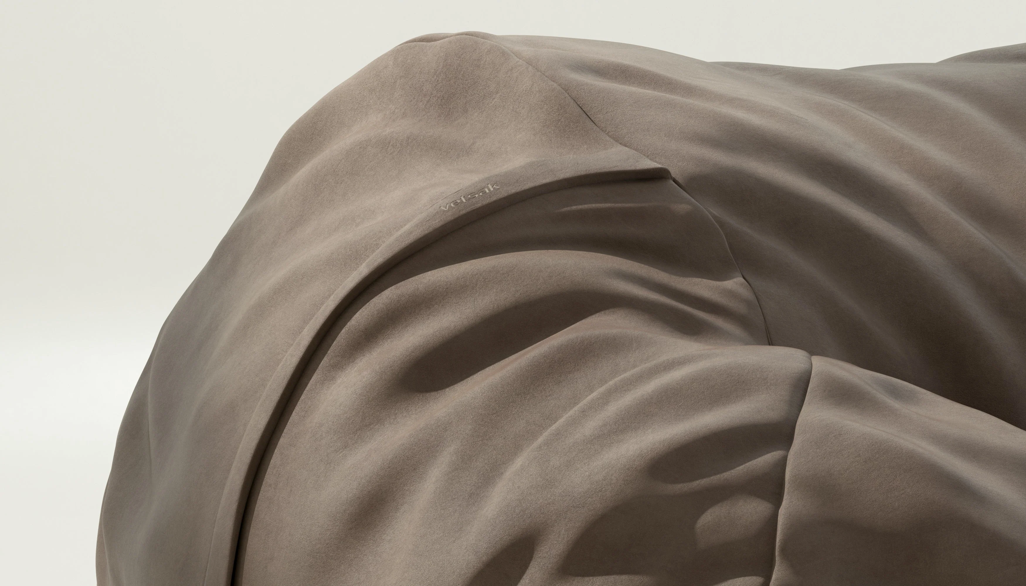 vetsak | Cover Beanbag Large - Leather - Cacao - Image 3