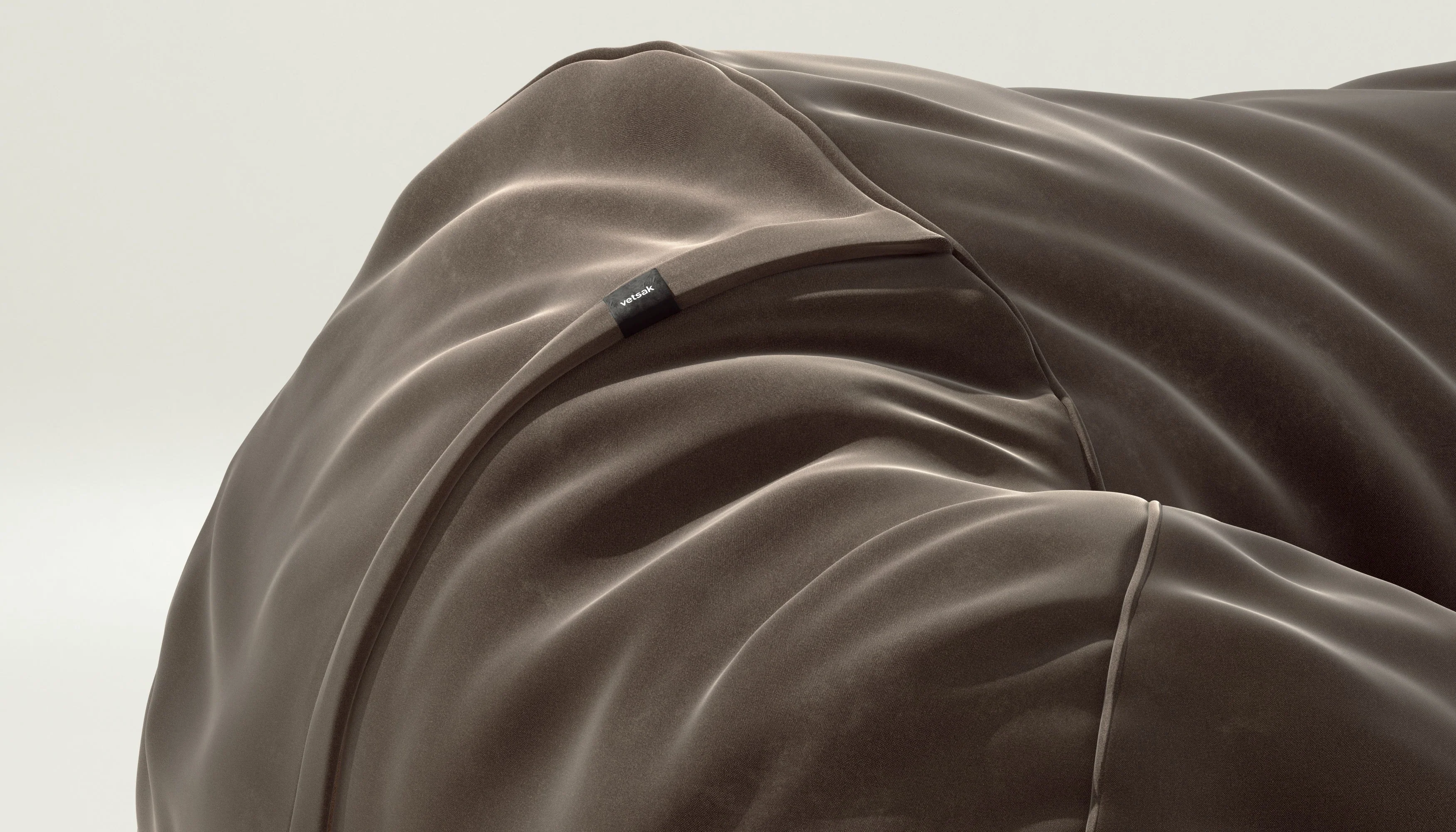 vetsak | Cover Beanbag Large - Suave - Espresso - Image 3