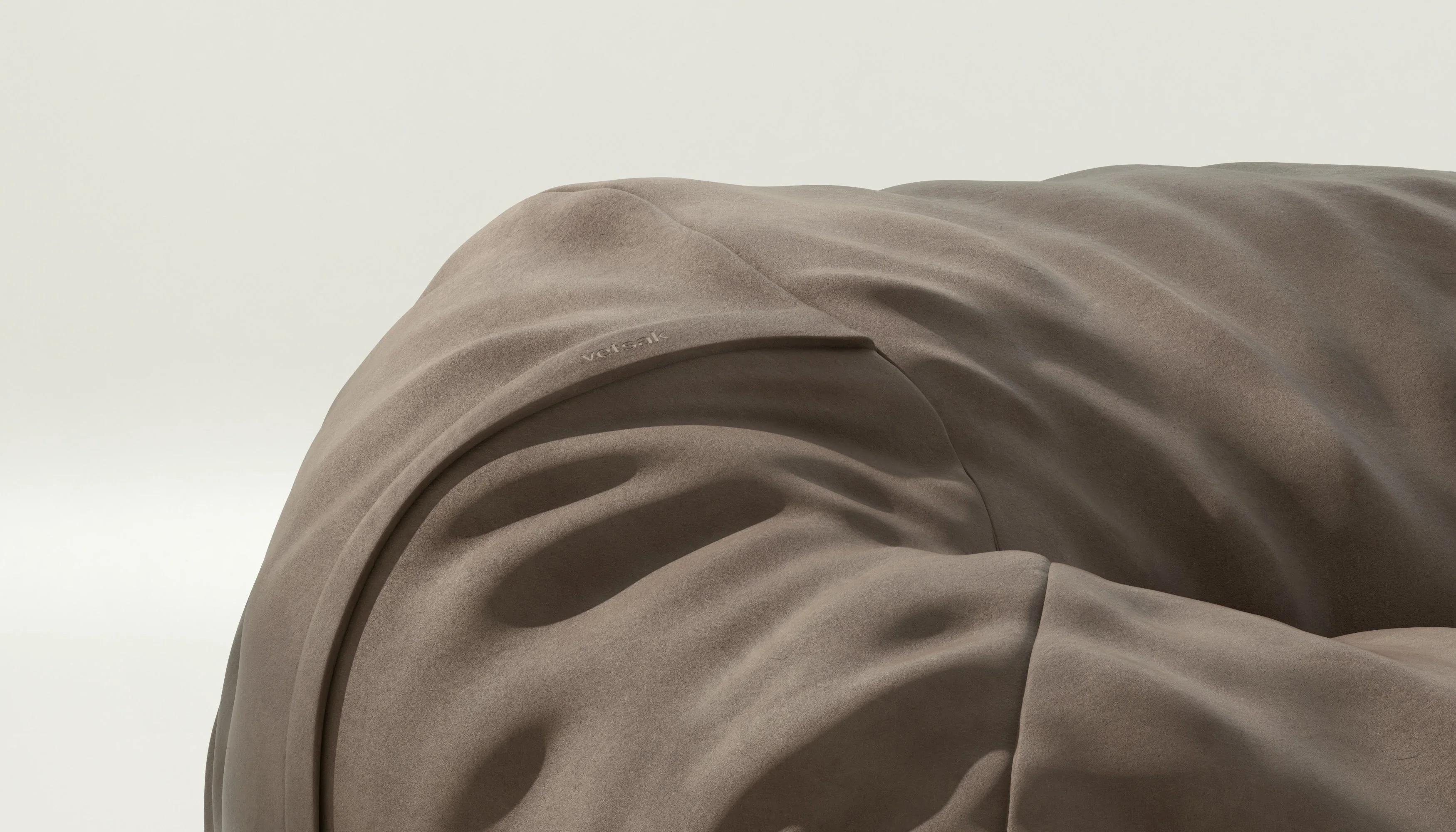vetsak | Cover Beanbag Medium - Leather - Cacao - Image 3