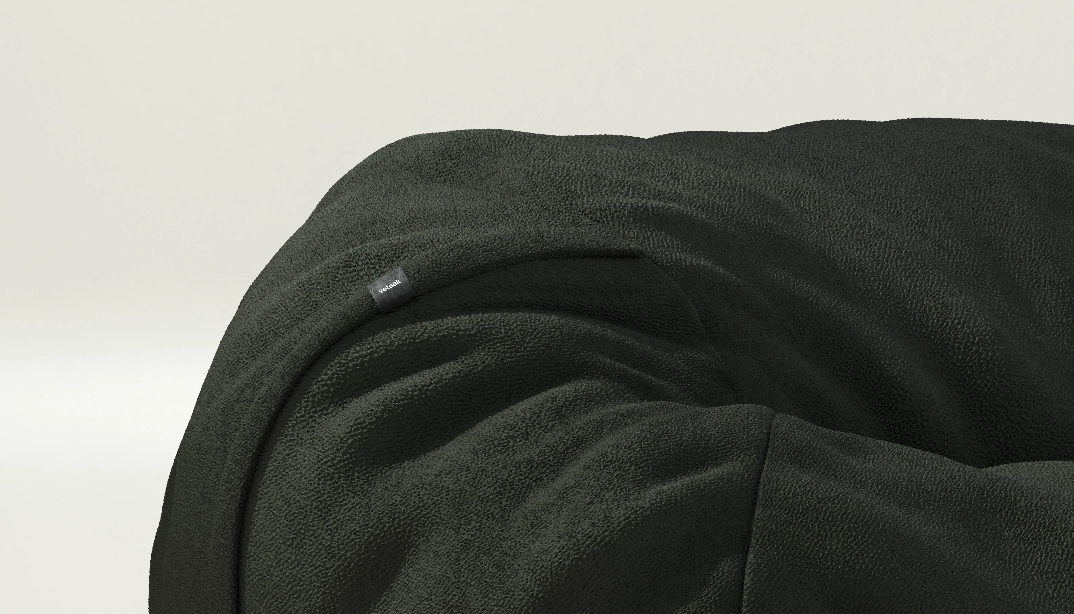 vetsak | Cover Beanbag Medium - Loop Loop - Mousse - Image 3