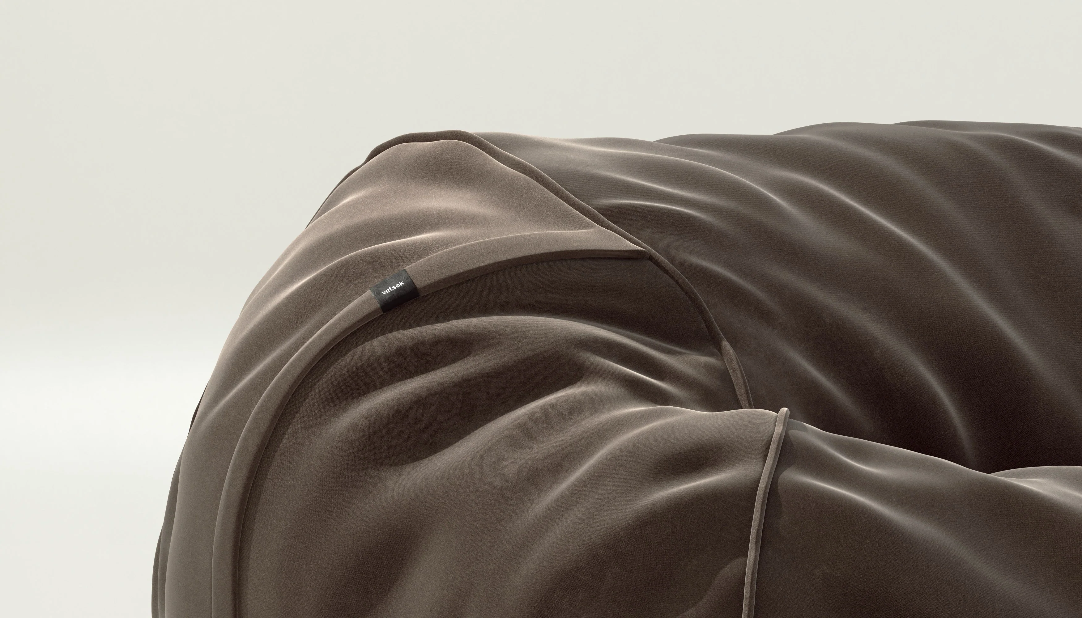 vetsak | Cover Beanbag Medium - Suave - Espresso - Image 3