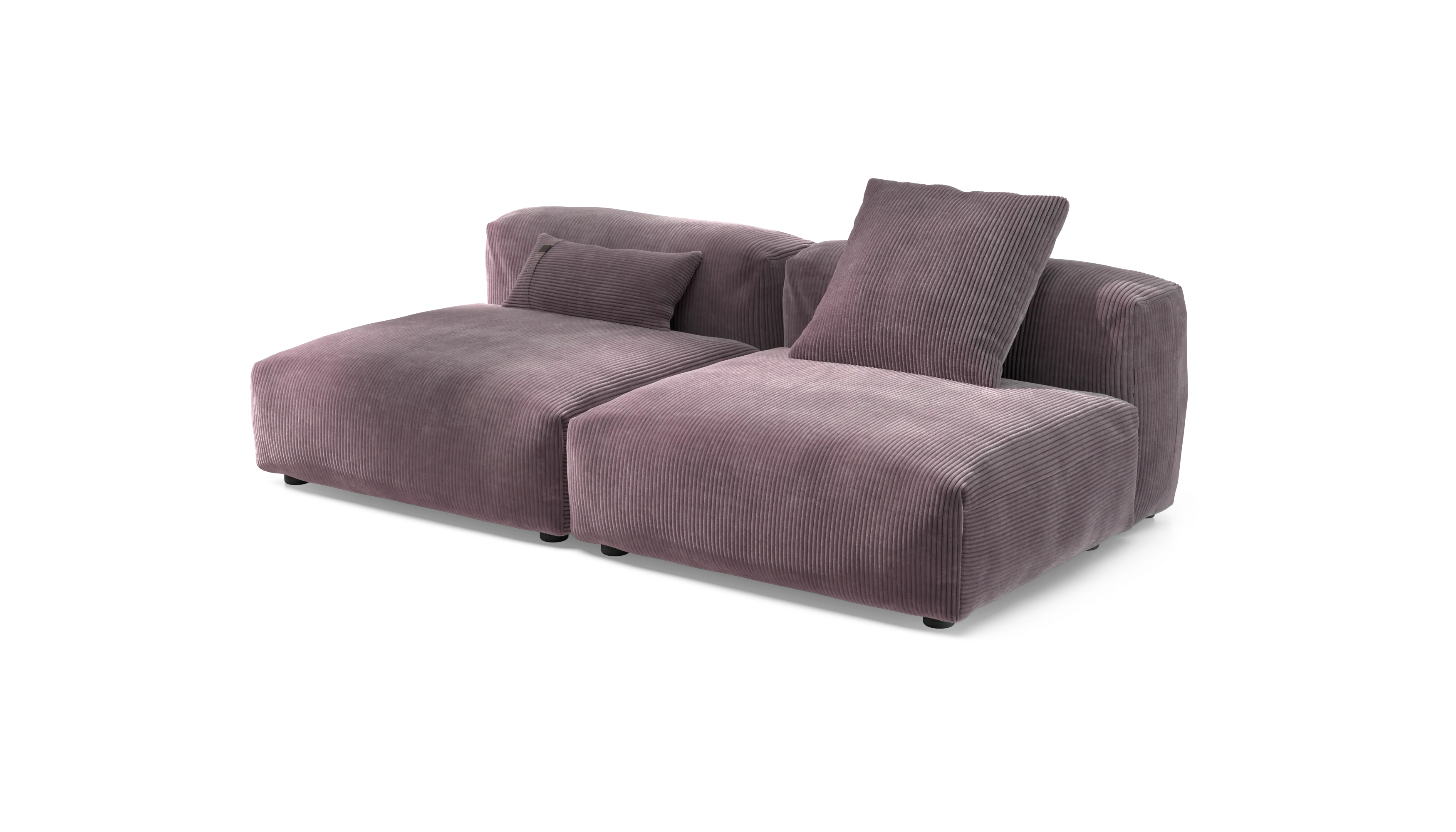 vetsak | Sofa Set 01 Large - Cord Velour - Blossom | Modular Sofa | 3.5 Seater - Image 3
