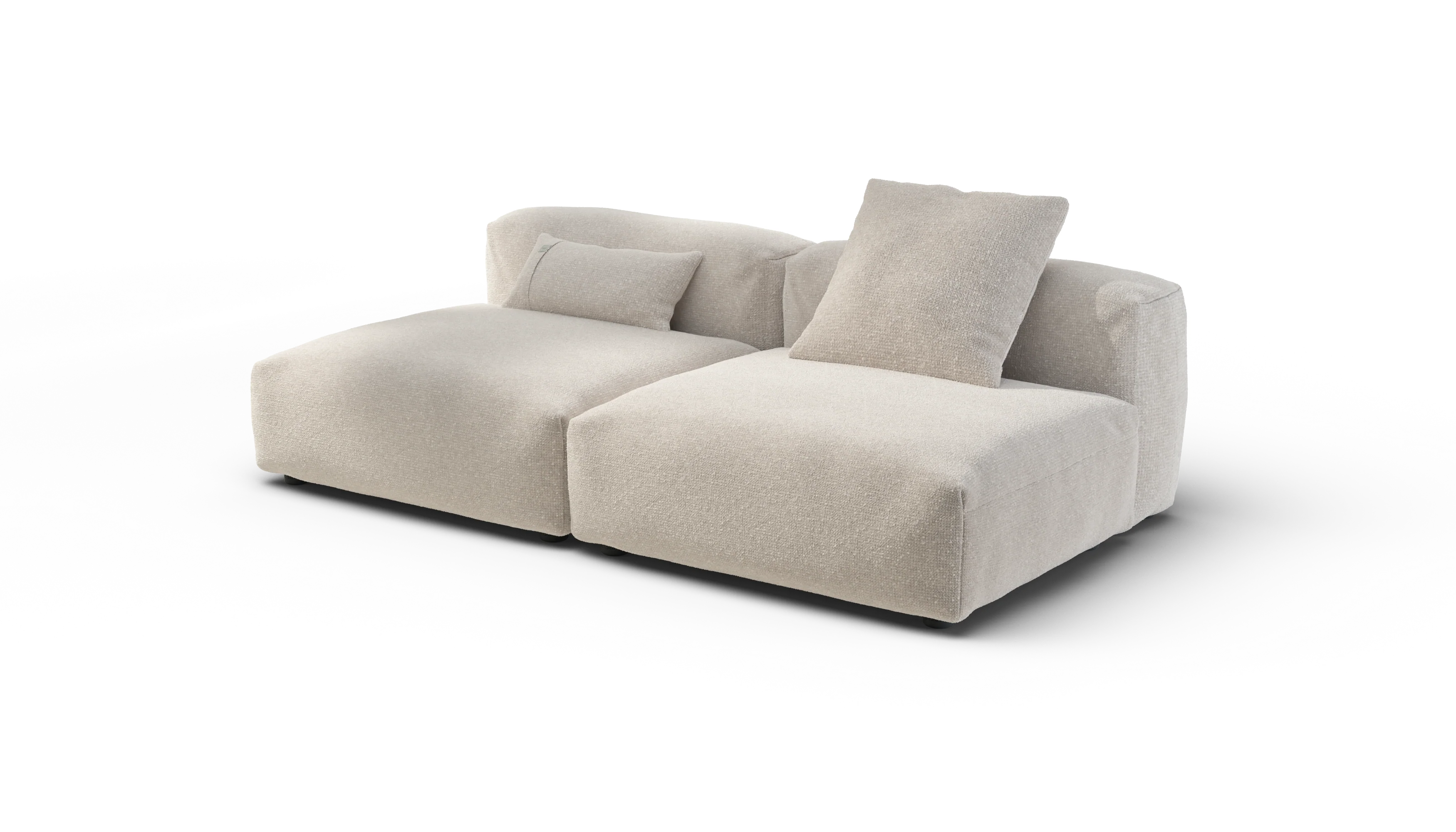 vetsak | Sofa Set 01 Large - Nub - Creme | Modular Sofa | 3.5 Seater - Image 3