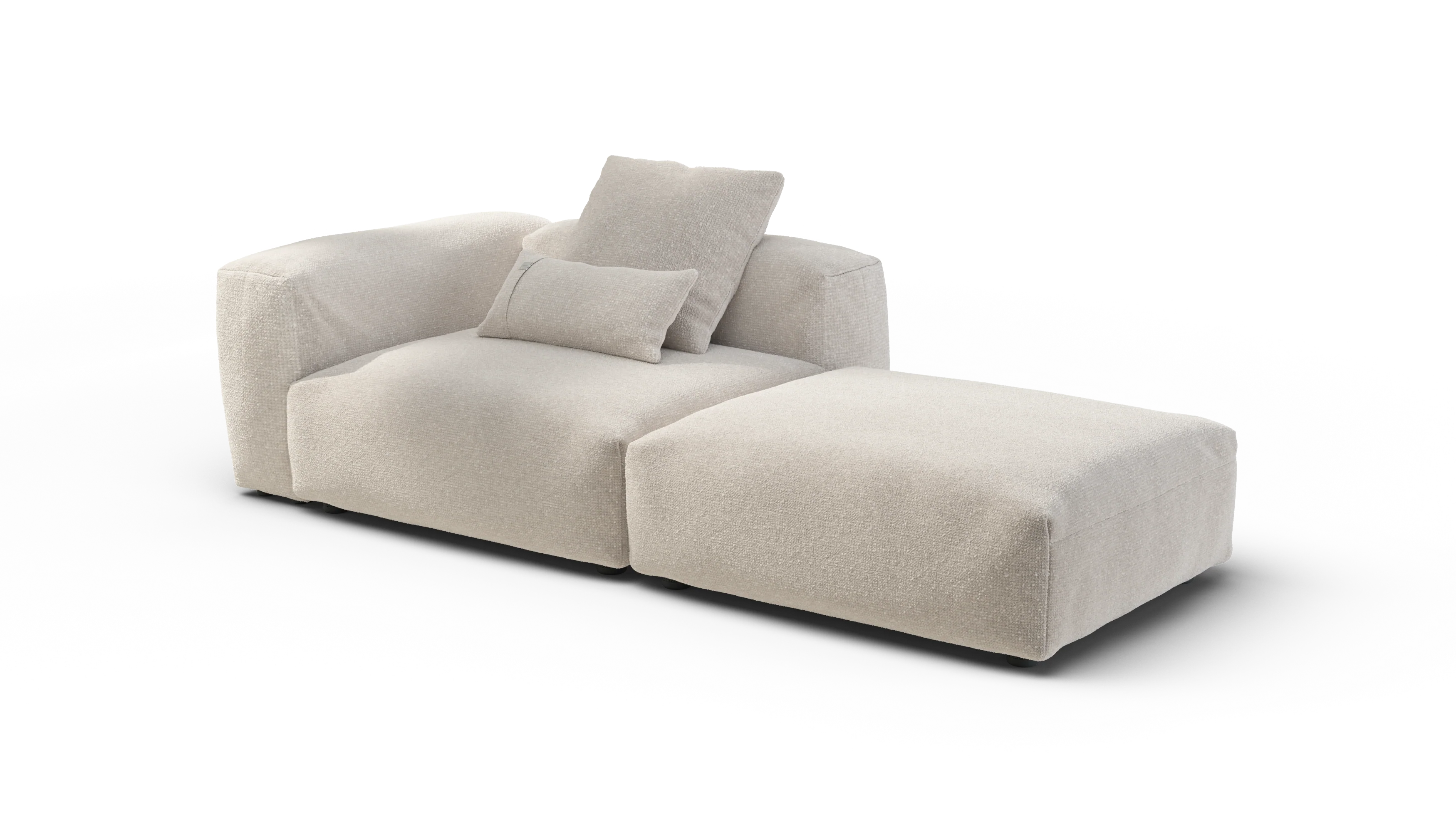 vetsak | Sofa Set 01 Large - Nub - Creme | Modular Sofa | 3.5 Seater - Image 4