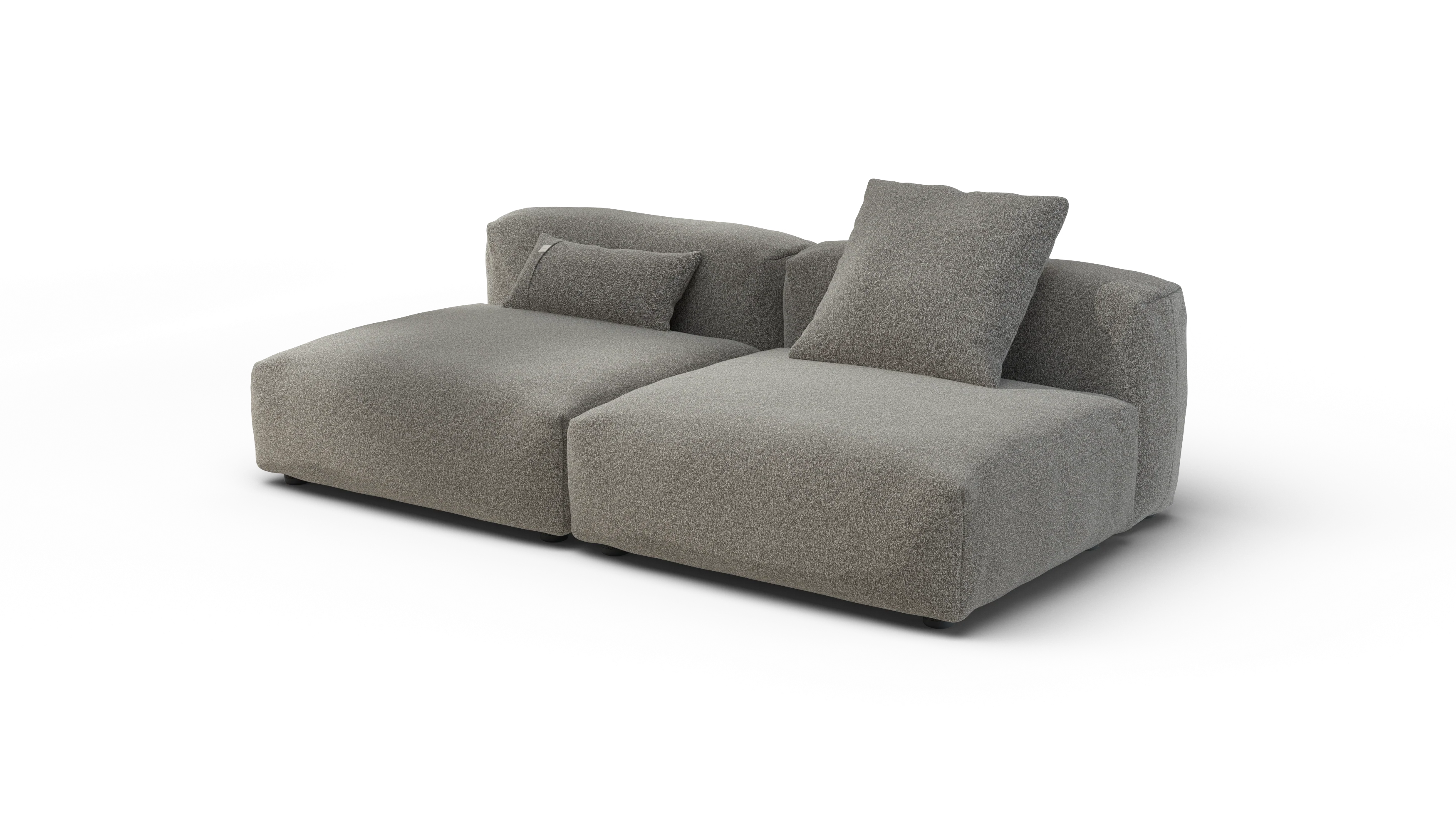 vetsak | Sofa Set 01 Large - Pebble - Platinum | Modular Sofa | 3.5 Seater - Image 3