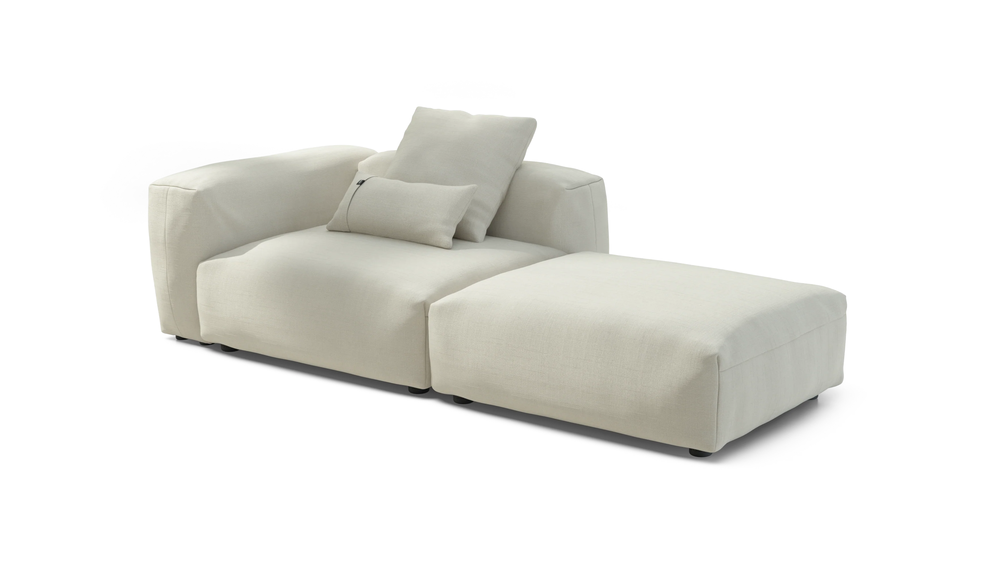 vetsak | Sofa Set 01 Large - Pique - Creme | Modular Sofa | 3.5 Seater - Image 4