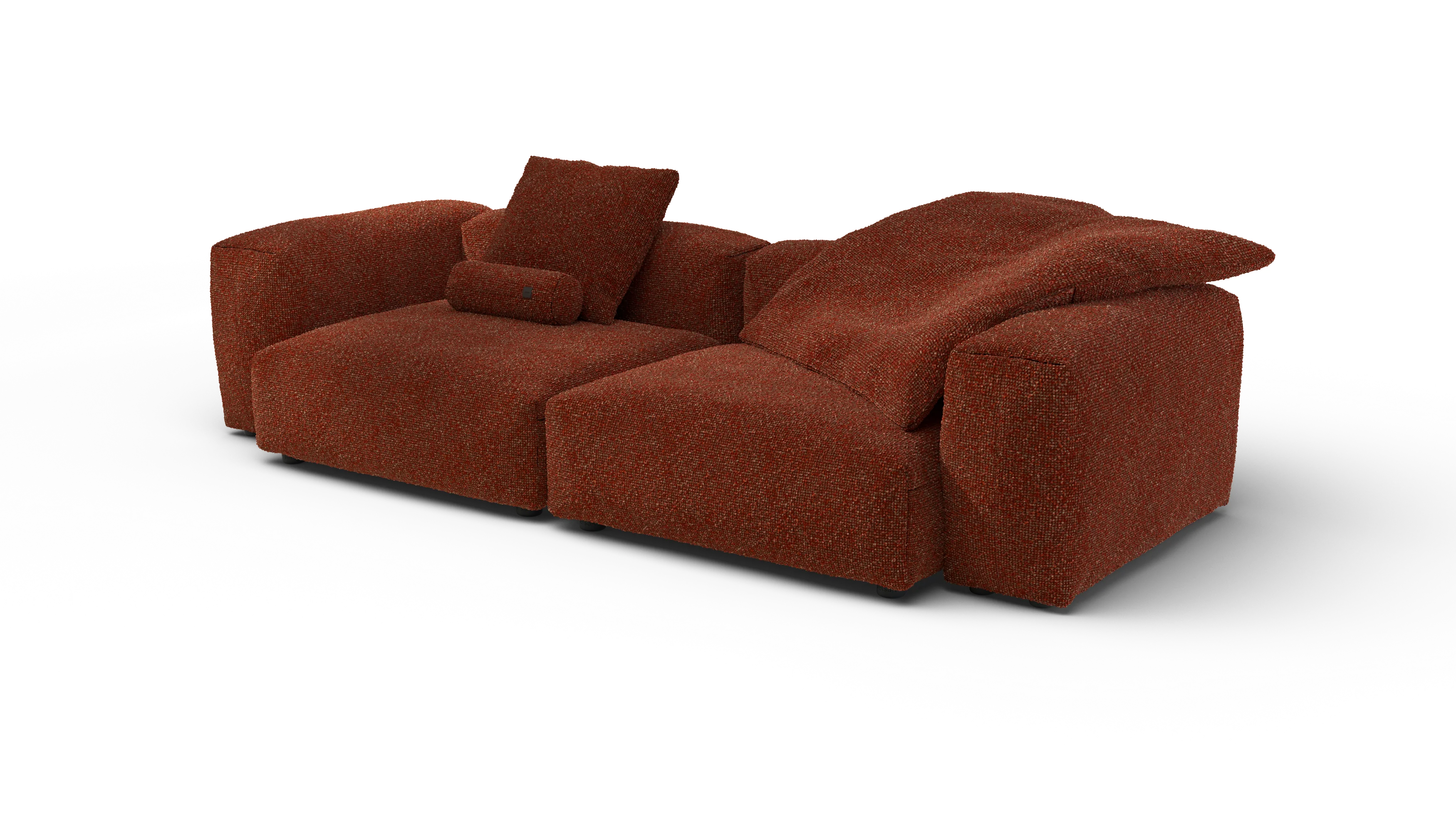 vetsak | Sofa Set 02 Large - Nub - Sienna | Modular Sofa | 3.5 Seater | Big Sofa - Image 3