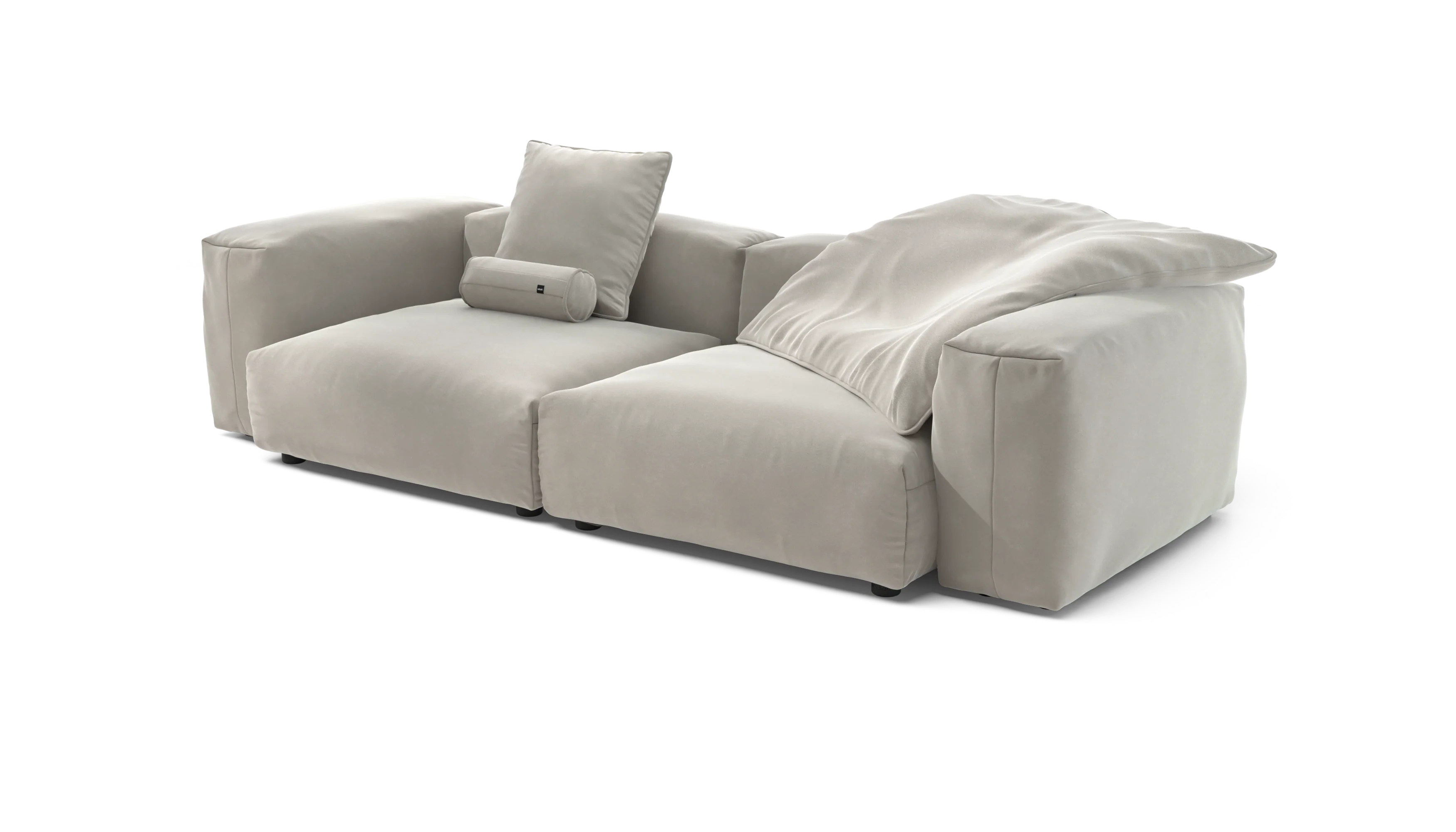 vetsak | Sofa Set 02 Large - Suave - Clay | Modular Sofa | 3.5 Seater | Big Sofa - Image 3