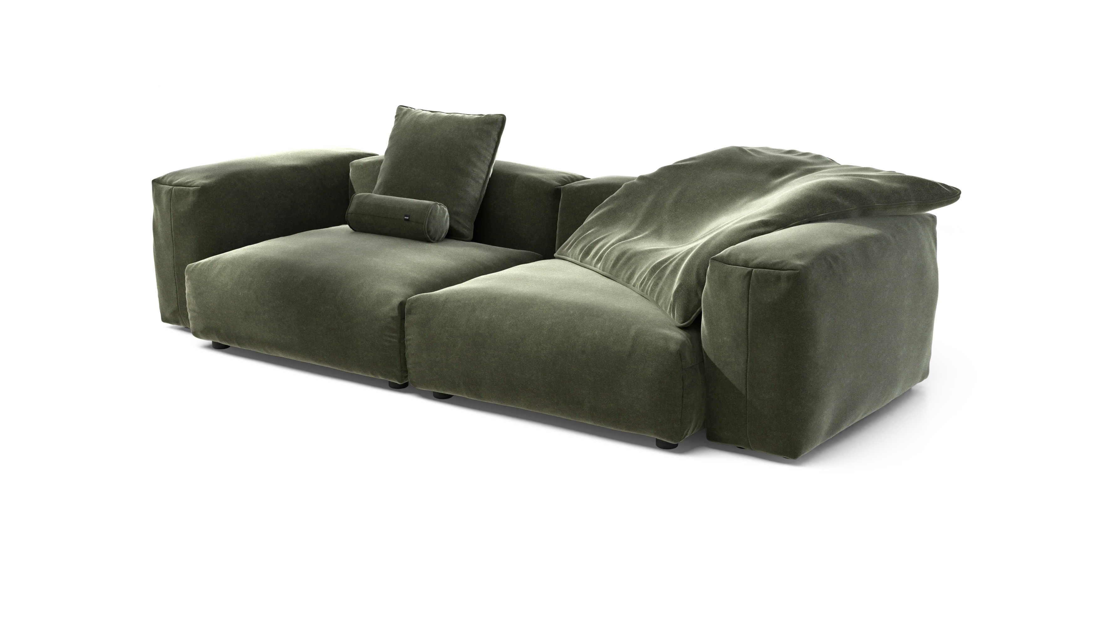 vetsak | Sofa Set 02 Large - Suave - Pine | Modular Sofa | 3.5 Seater | Big Sofa - Image 3
