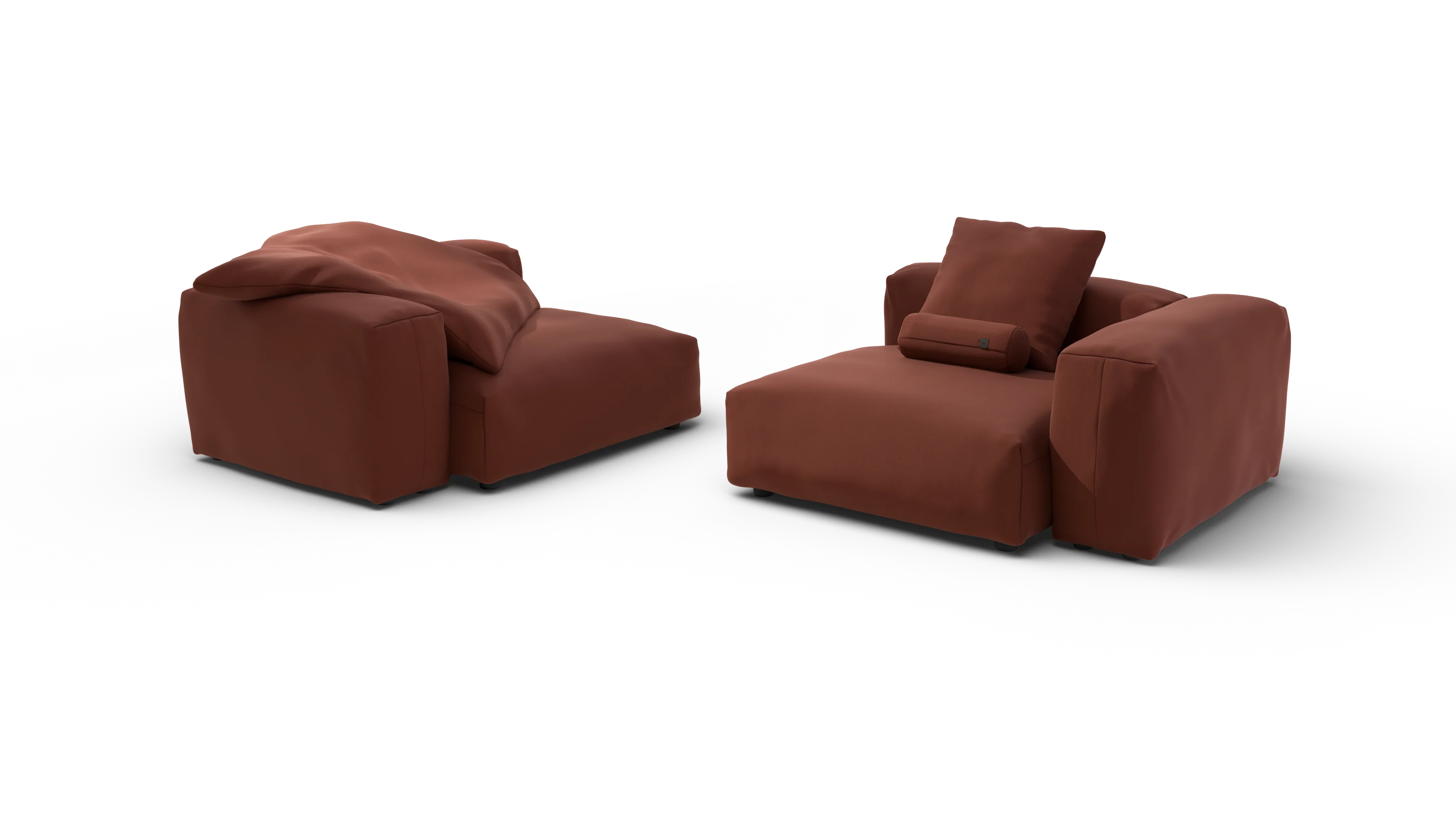 vetsak | Sofa Set 02 Large - Terrain - Saffron | Modular Sofa | 3.5 Seater | Big Sofa - Image 4