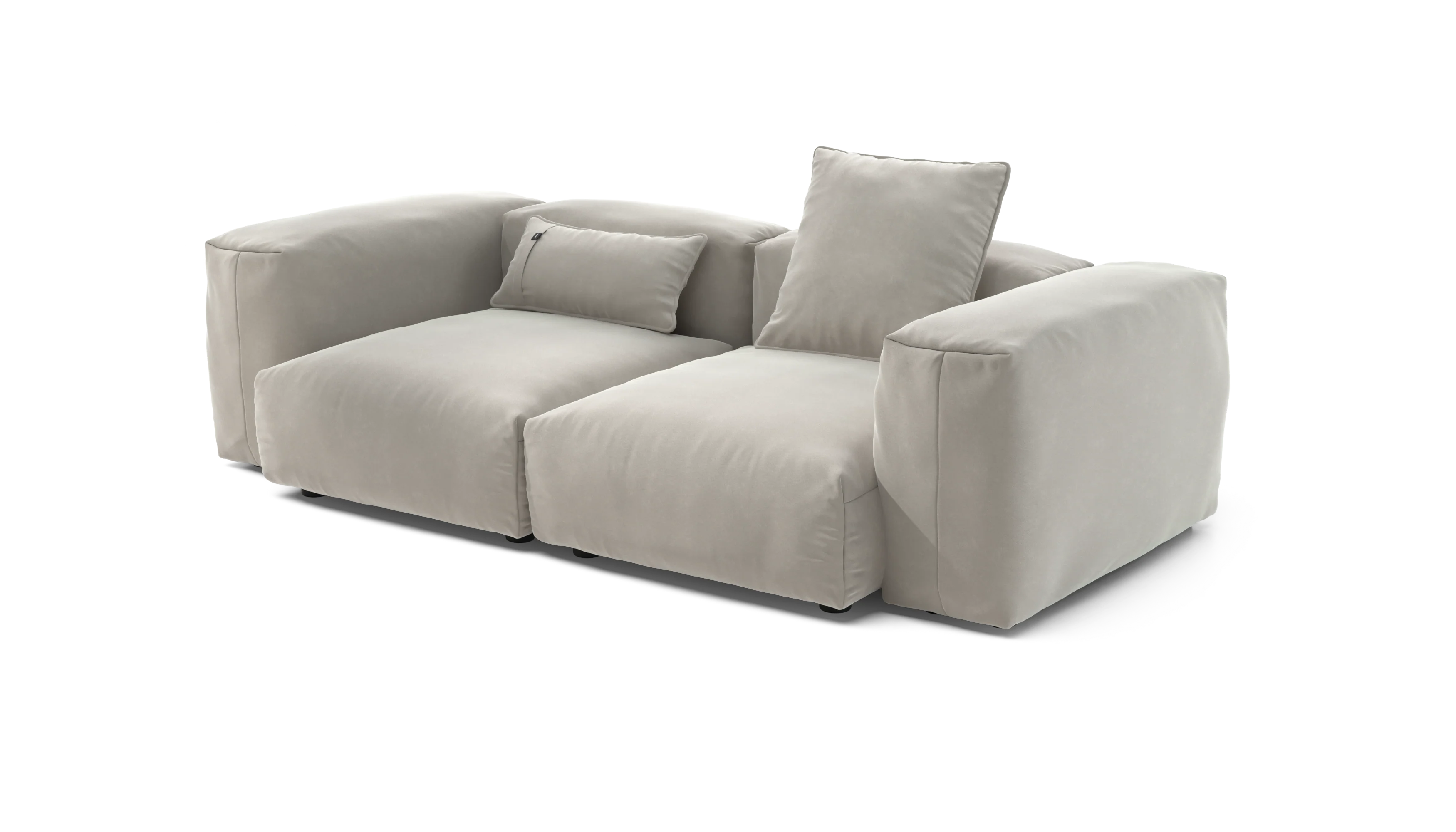 vetsak | Sofa Set 02 Medium - Suave - Clay | Modular Sofa | 2.5 Seater | Big Sofa - Image 3