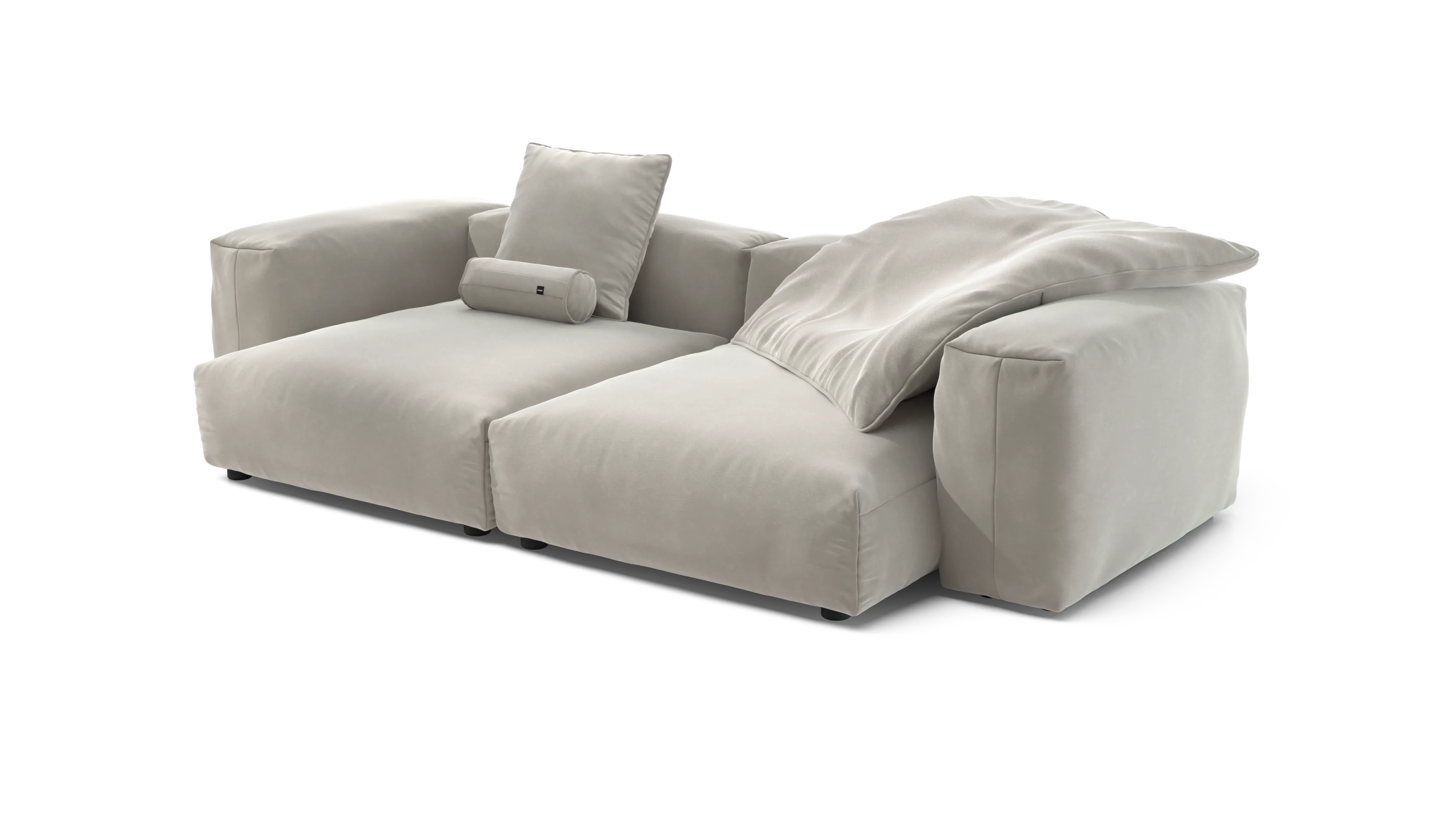 vetsak | Sofa Set 02 XLarge - Suave - Clay | Modular Sofa | 3.5 Seater | Big Sofa - Image 3
