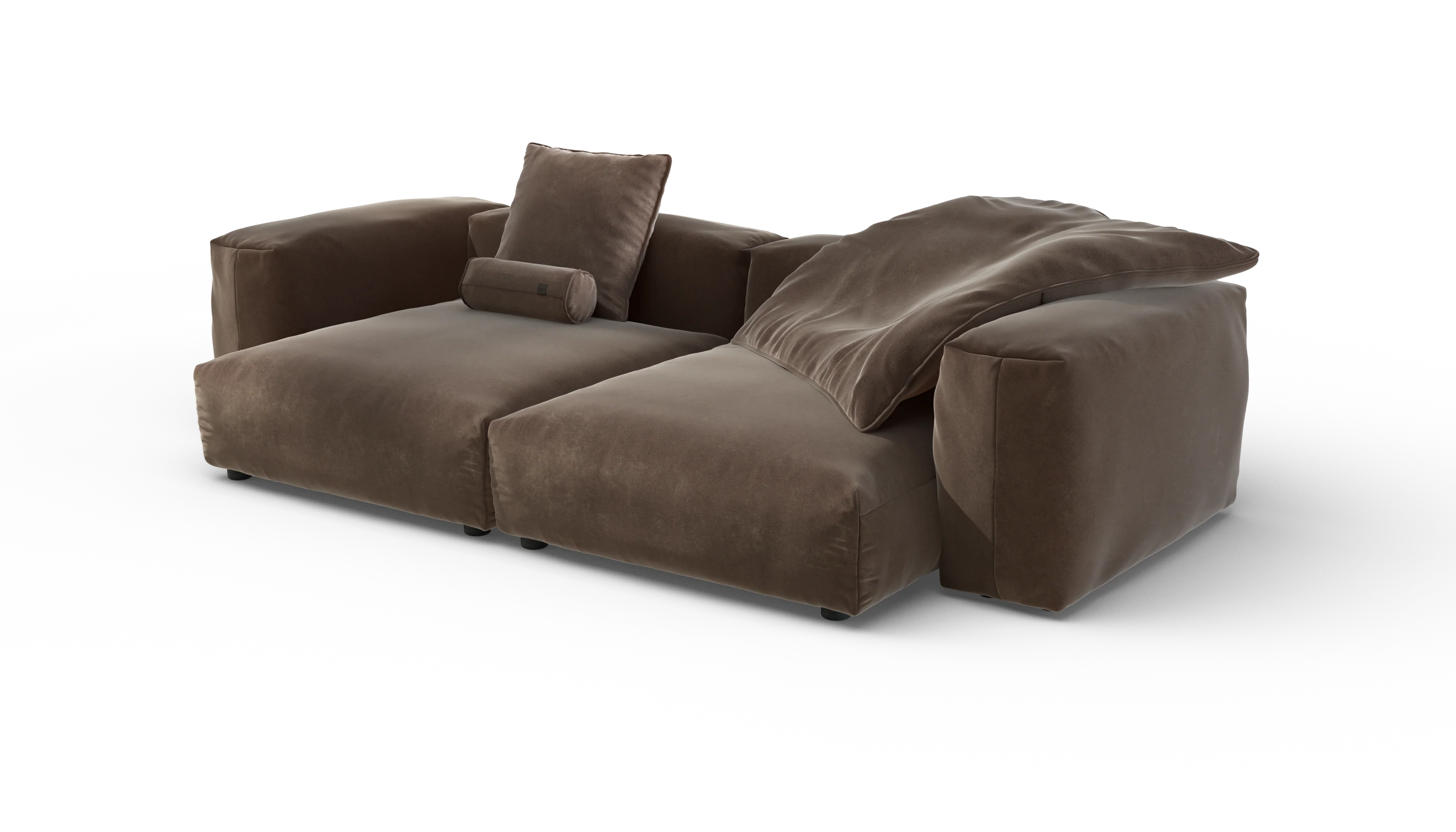vetsak | Sofa Set 02 XLarge - Suave - Espresso | Modular Sofa | 3.5 Seater | Big Sofa - Image 3