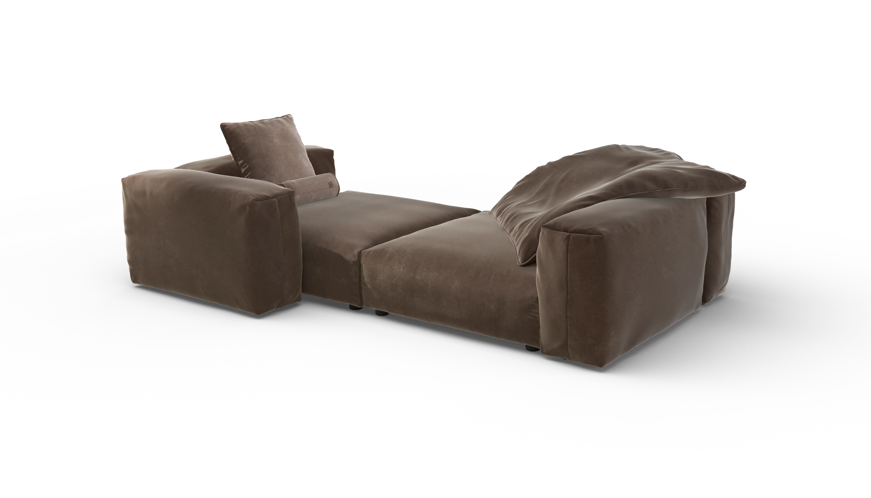 vetsak | Sofa Set 02 XLarge - Suave - Espresso | Modular Sofa | 3.5 Seater | Big Sofa - Image 4