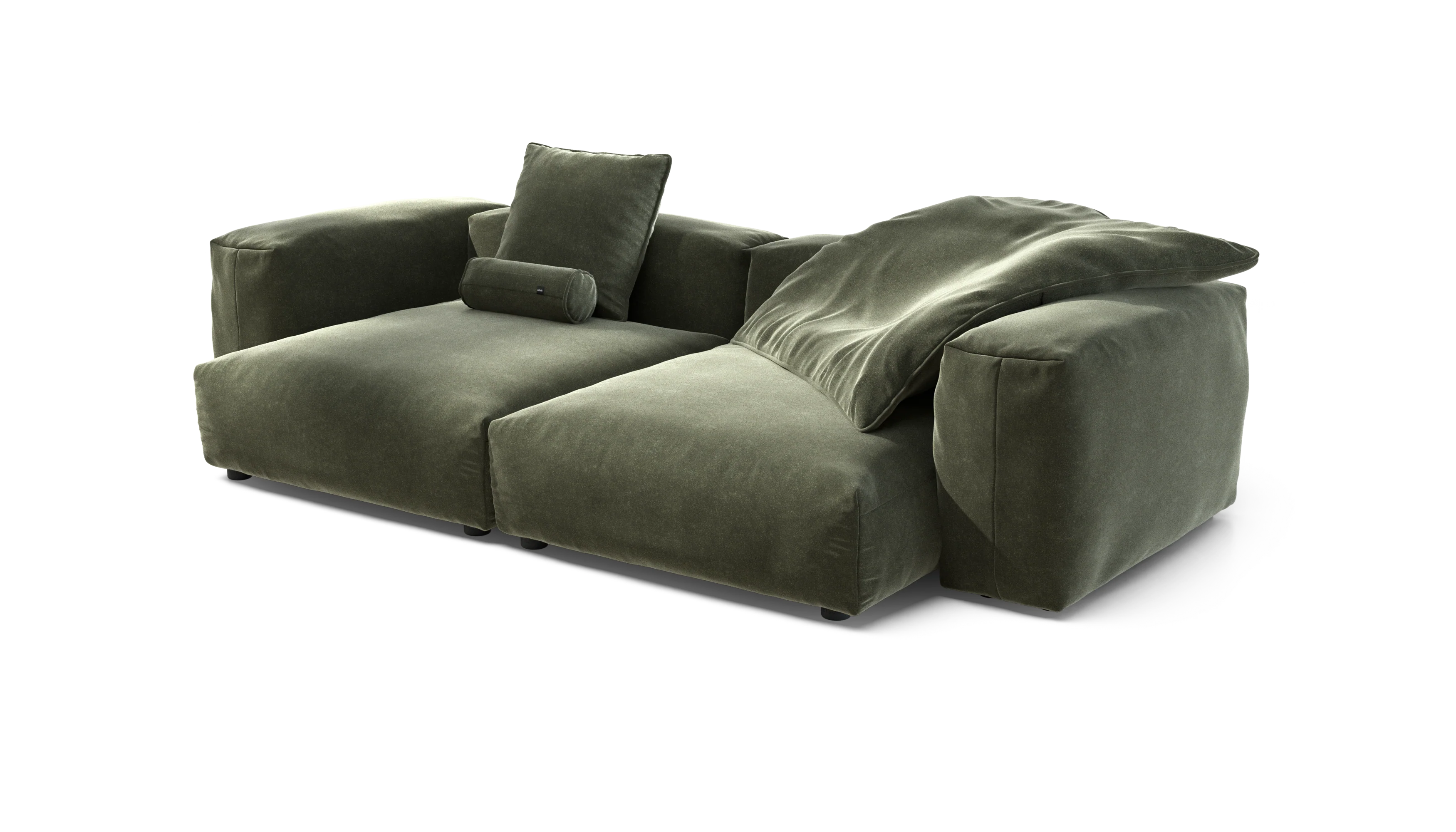 vetsak | Sofa Set 02 XLarge - Suave - Pine | Modular Sofa | 3.5 Seater | Big Sofa - Image 3