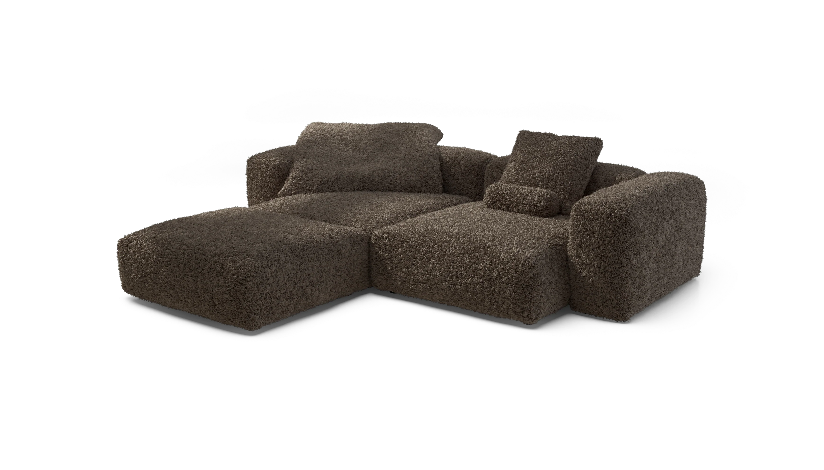 vetsak | Sofa Set 03 - Doodle - Cacao | Modular Sofa | 3.5 Seater | Big Sofa | Corner Sofa - Image 3