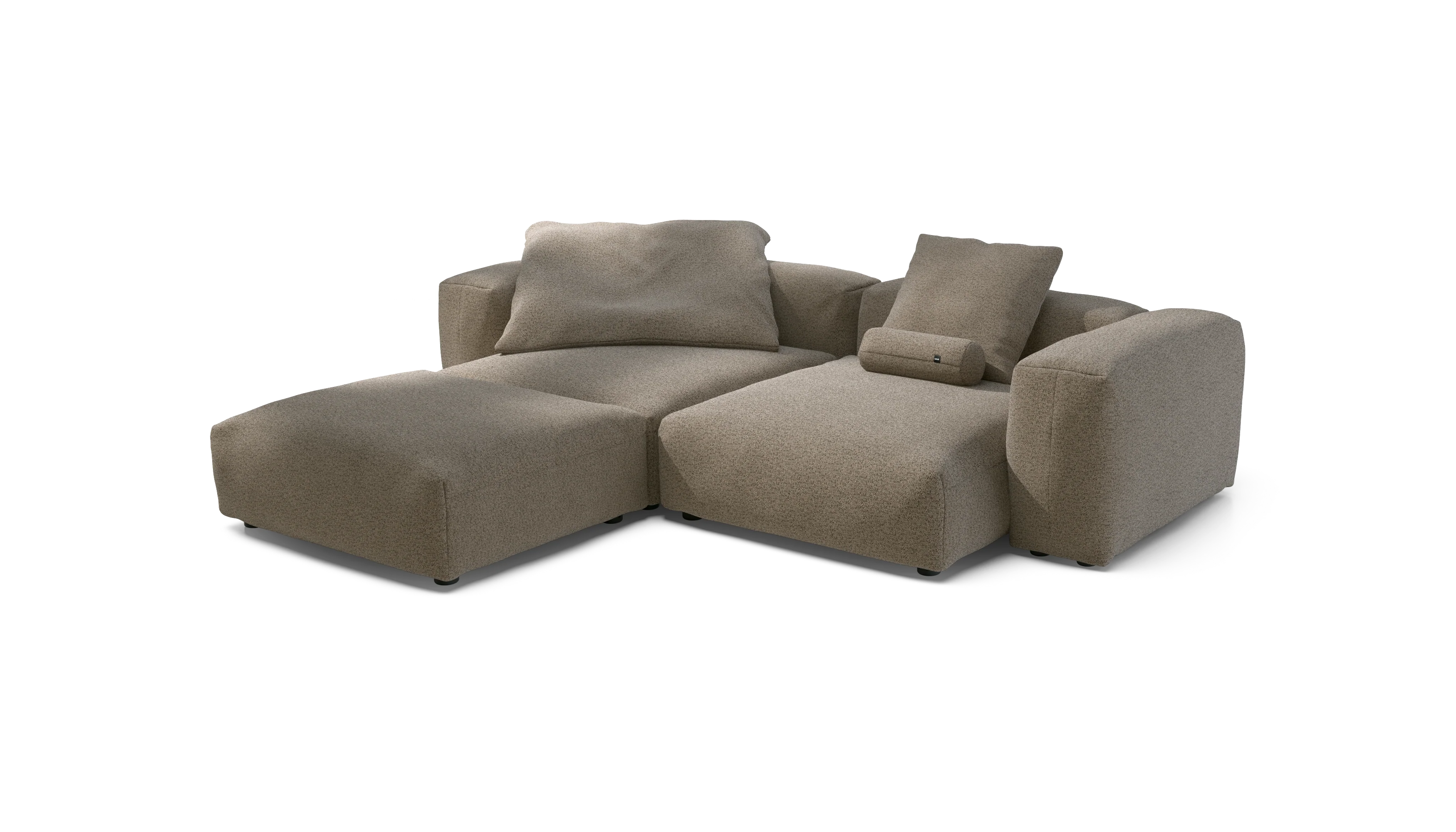 vetsak | Sofa Set 03 - Loop Loop - Taupe | Modular Sofa | 3.5 Seater | Big Sofa | Corner Sofa - Image 3