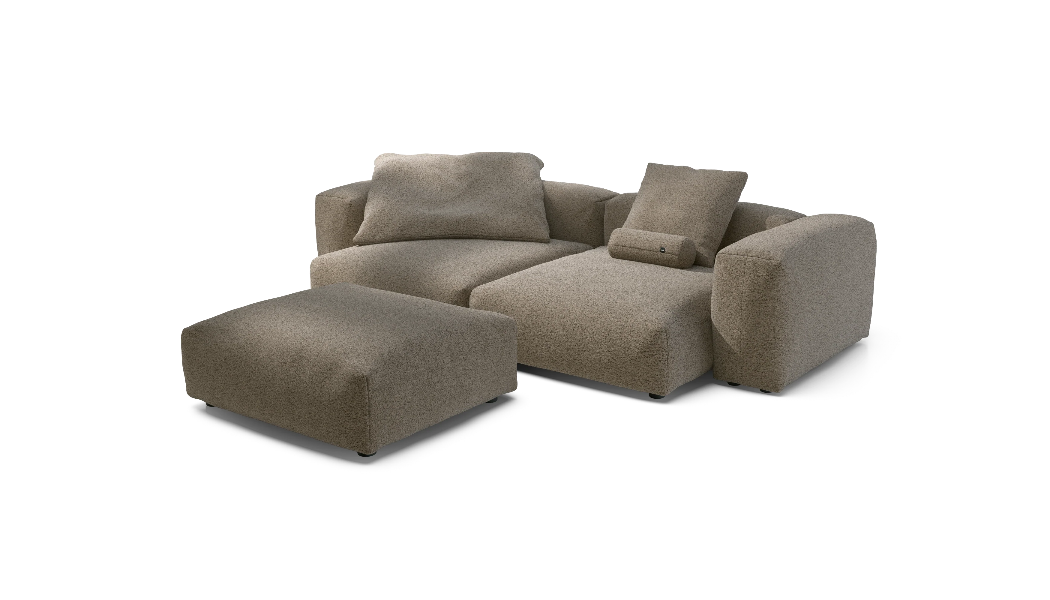 vetsak | Sofa Set 03 - Loop Loop - Taupe | Modular Sofa | 3.5 Seater | Big Sofa | Corner Sofa - Image 4