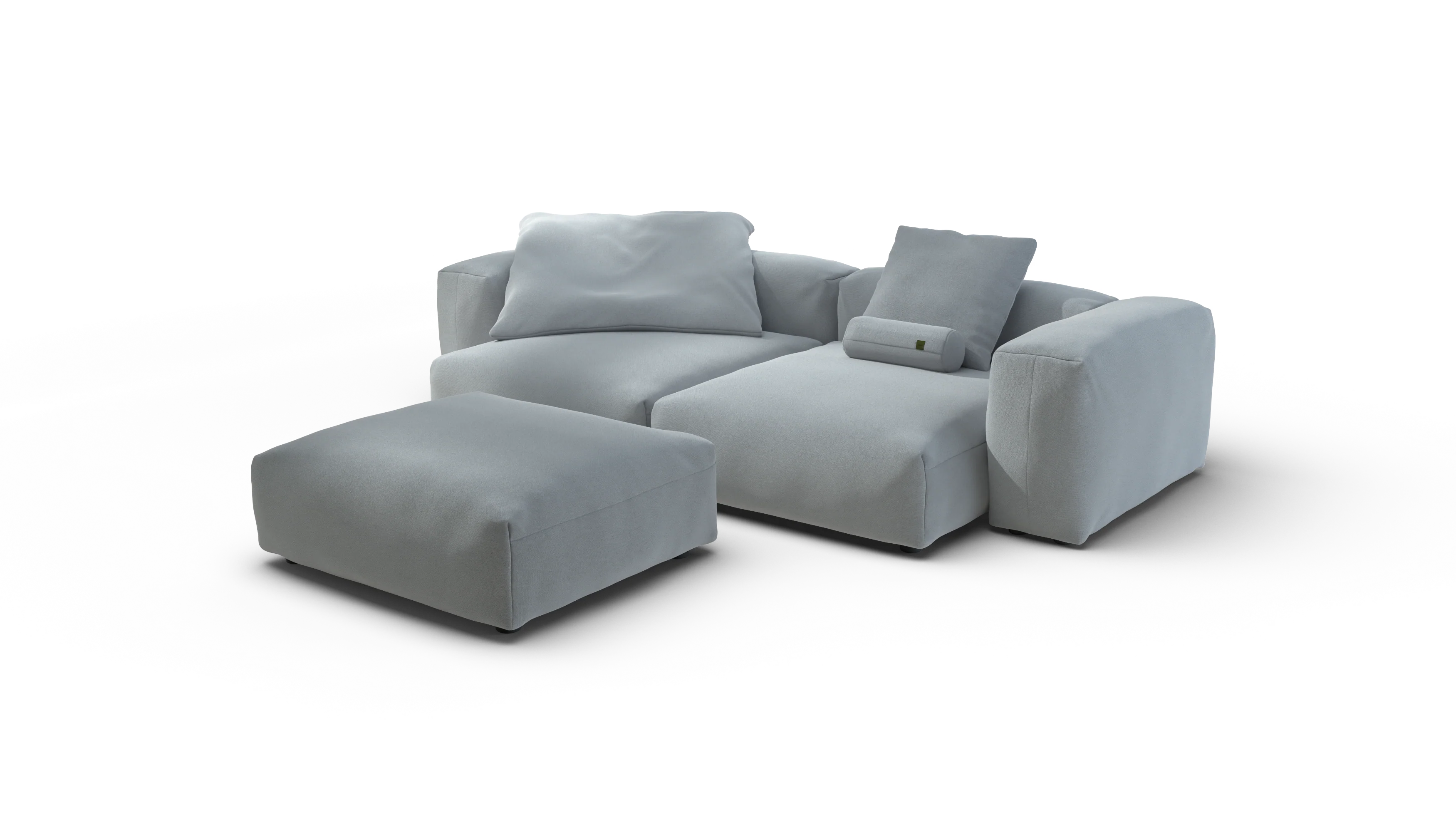 vetsak | Sofa Set 03 - Pique - Turquoise | Modular Sofa | 3.5 Seater | Big Sofa | Corner Sofa - Image 4