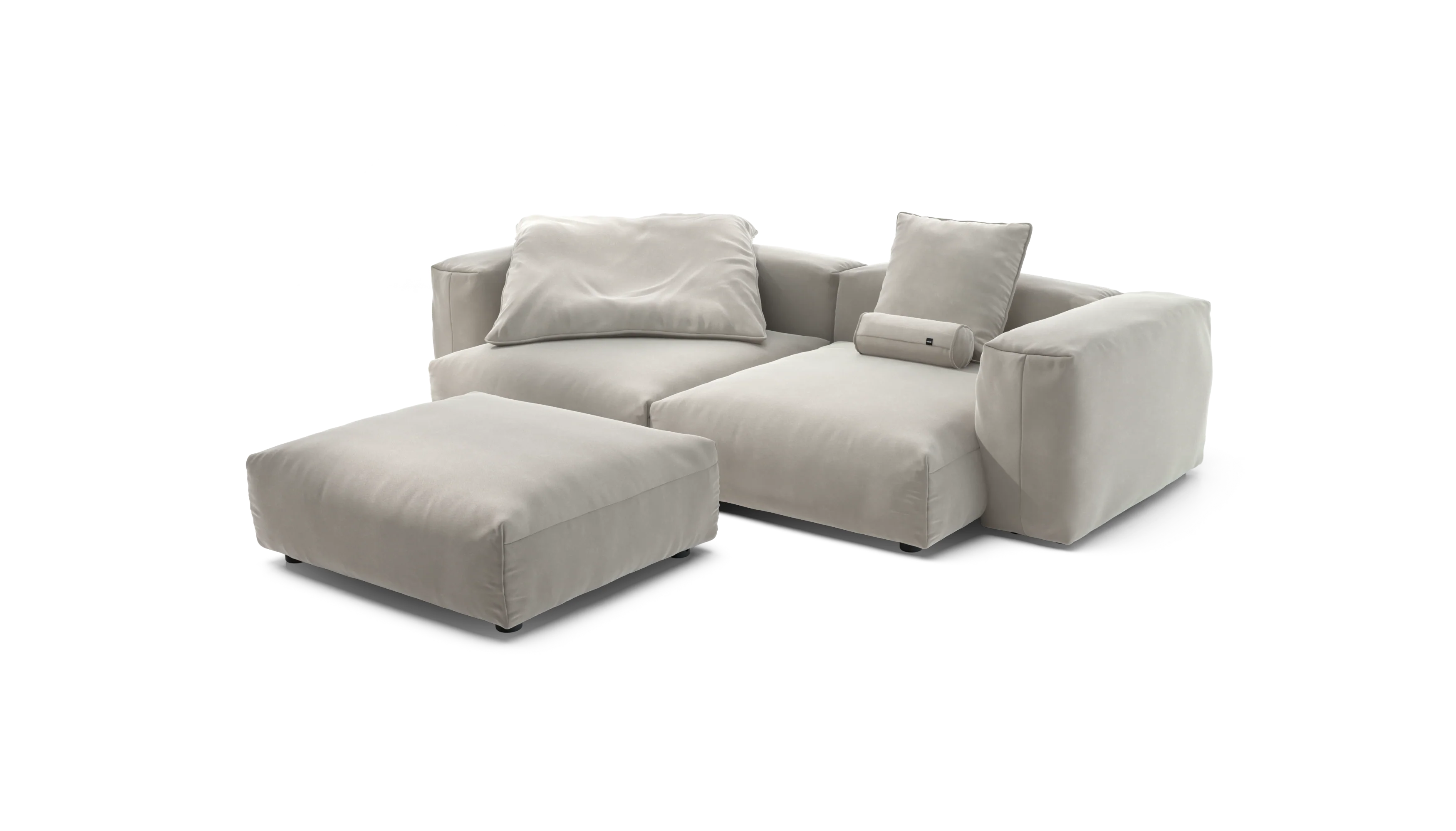 vetsak | Sofa Set 03 - Suave - Clay | Modular Sofa | 3.5 Seater | Big Sofa | Corner Sofa - Image 4