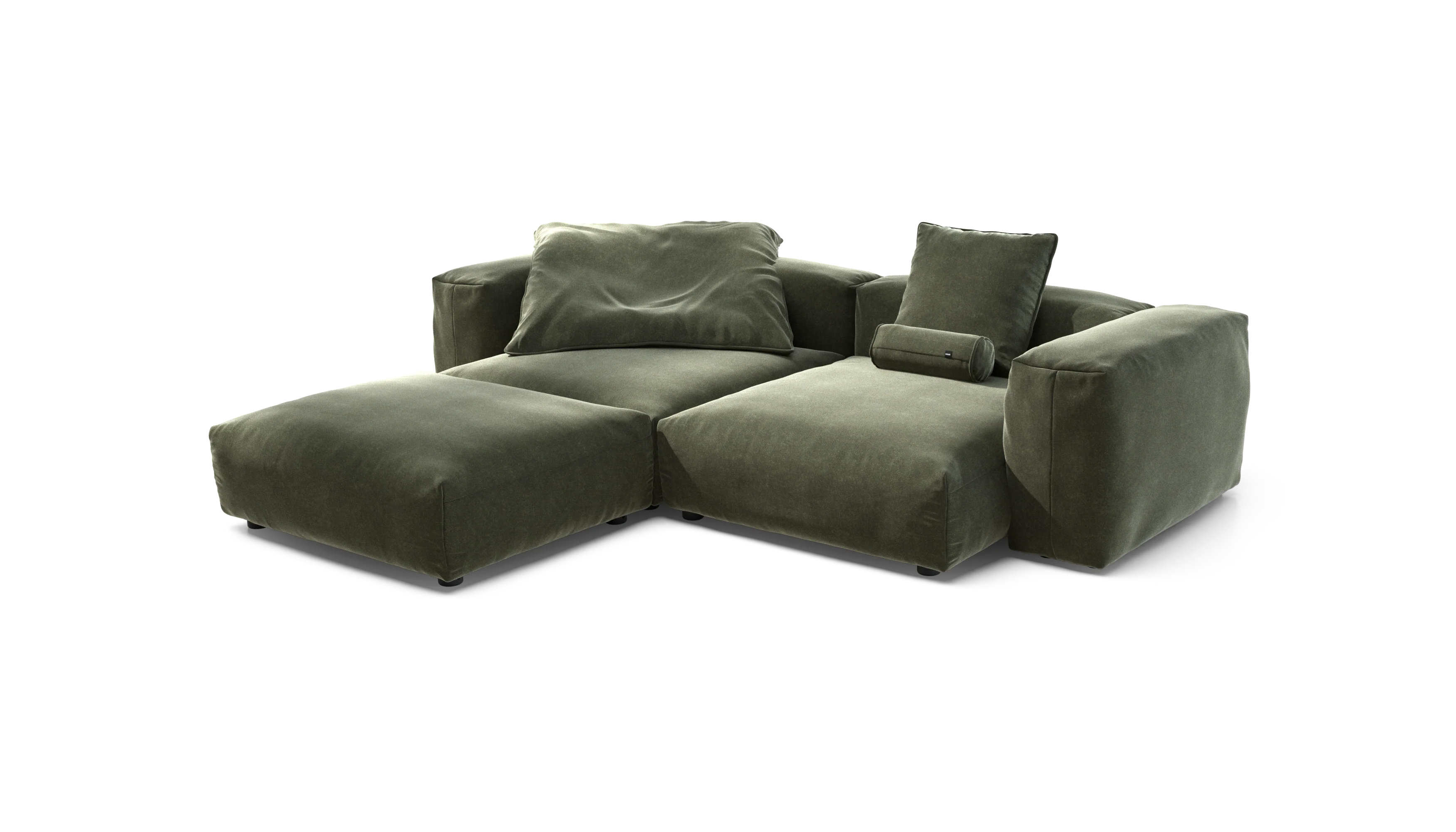vetsak | Sofa Set 03 - Suave - Pine | Modular Sofa | 3.5 Seater | Big Sofa | Corner Sofa - Image 3