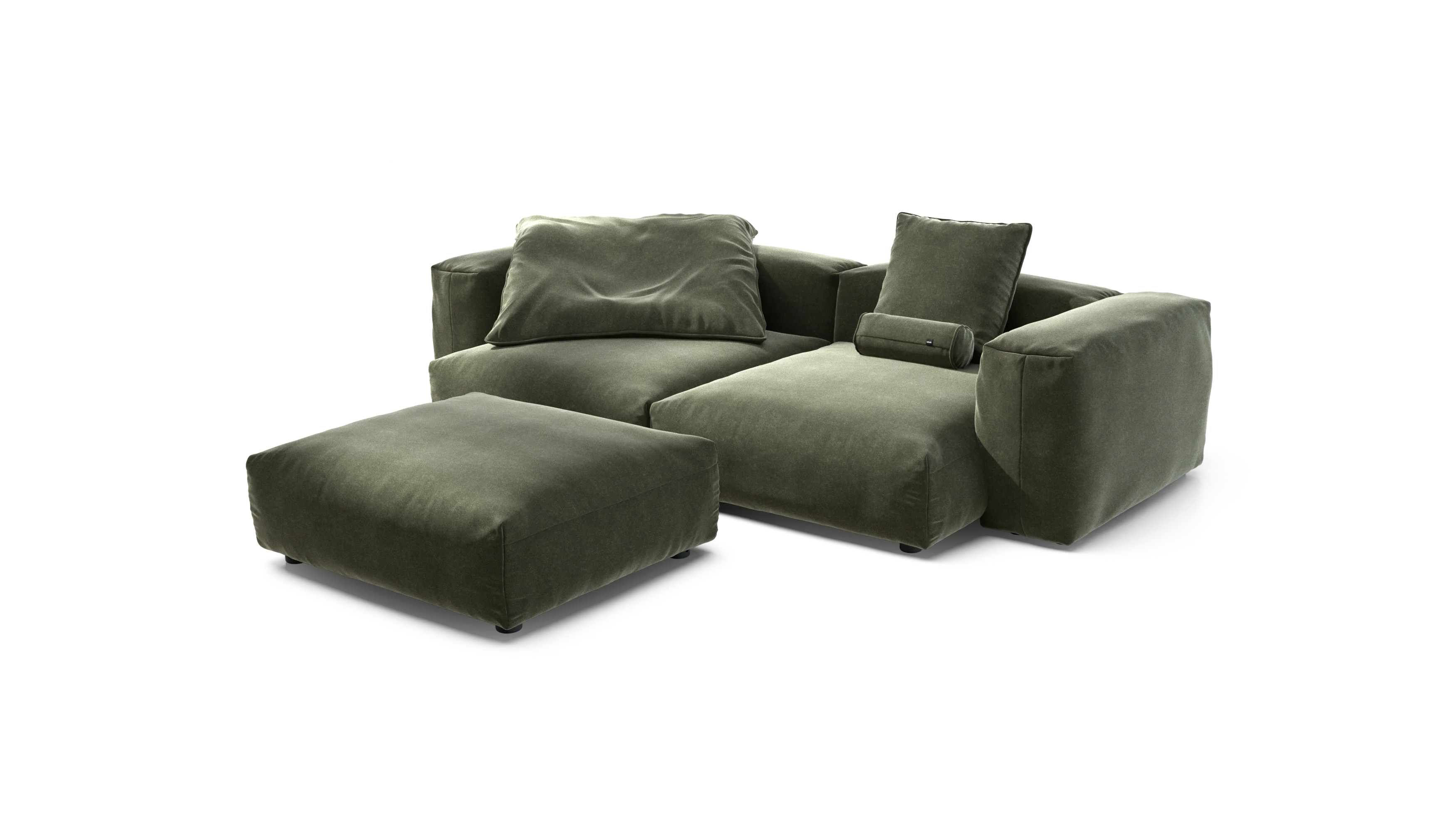 vetsak | Sofa Set 03 - Suave - Pine | Modular Sofa | 3.5 Seater | Big Sofa | Corner Sofa - Image 4