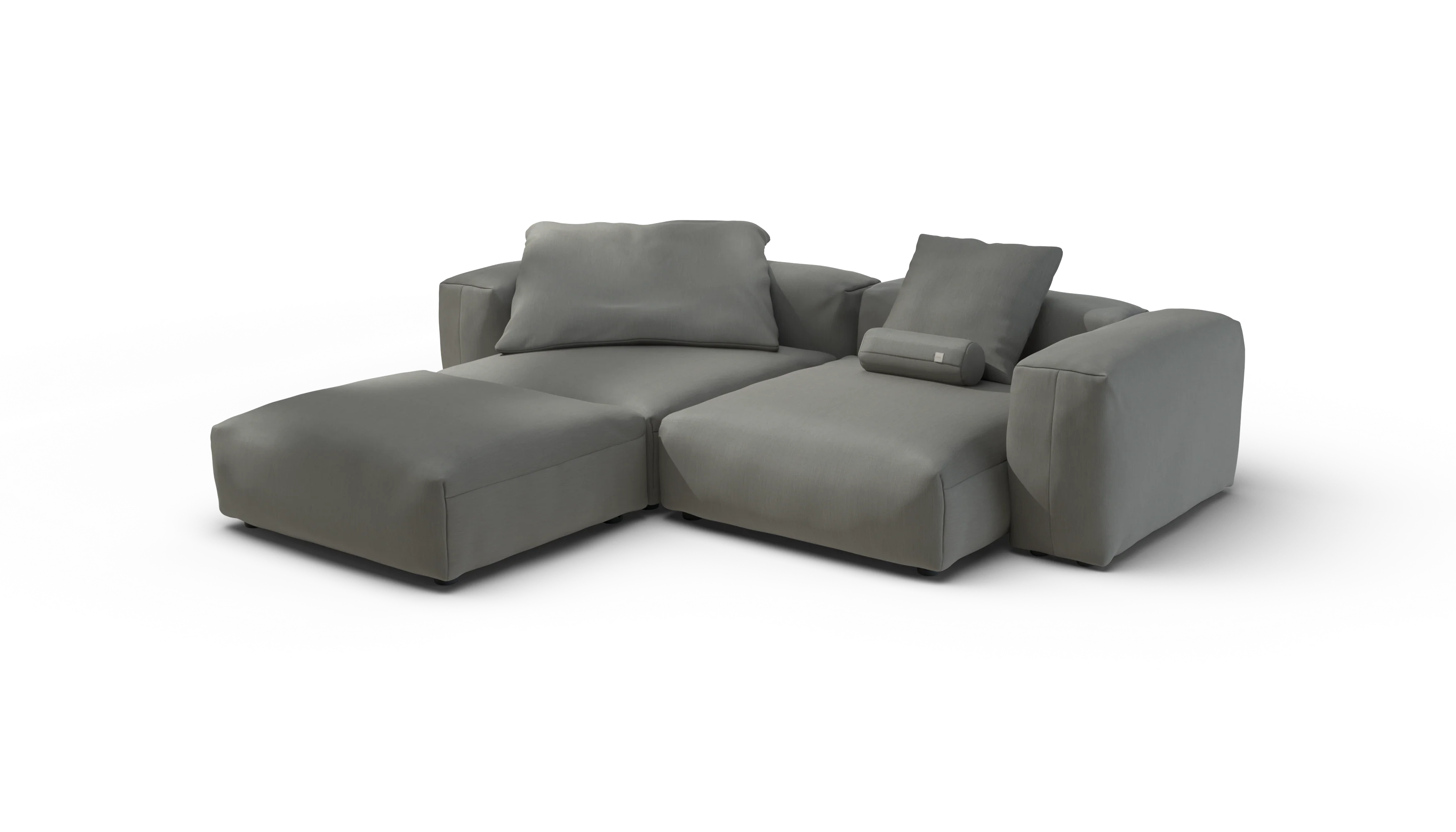 vetsak | Sofa Set 03 - Terrain - Flint | Modular Sofa | 3.5 Seater | Big Sofa | Corner Sofa - Image 3