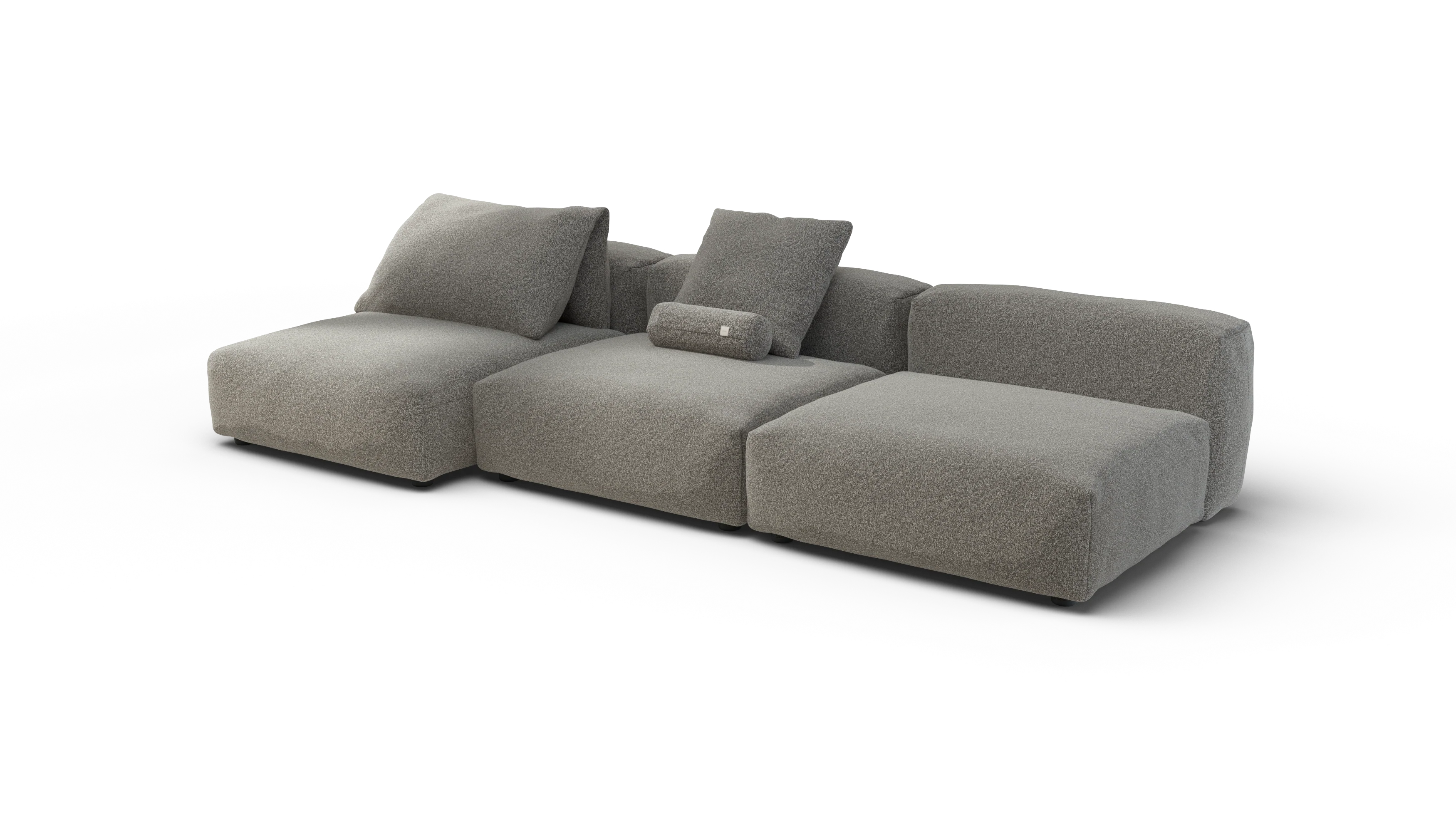 vetsak | Sofa Set 04 - Pebble - Platinum | Modular Sofa | 5 Seater | Big Sofa - Image 3