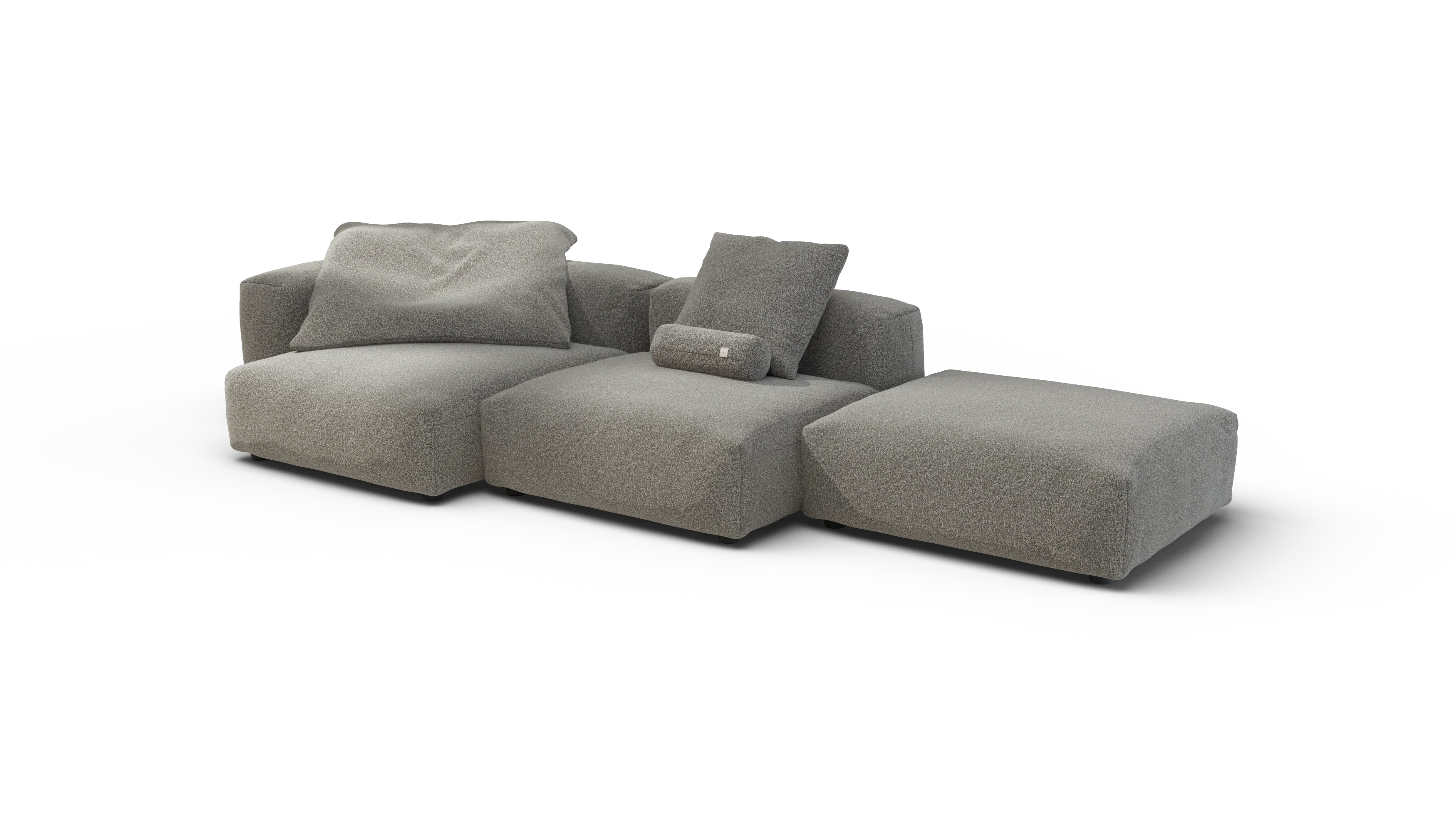 vetsak | Sofa Set 04 - Pebble - Platinum | Modular Sofa | 5 Seater | Big Sofa - Image 4