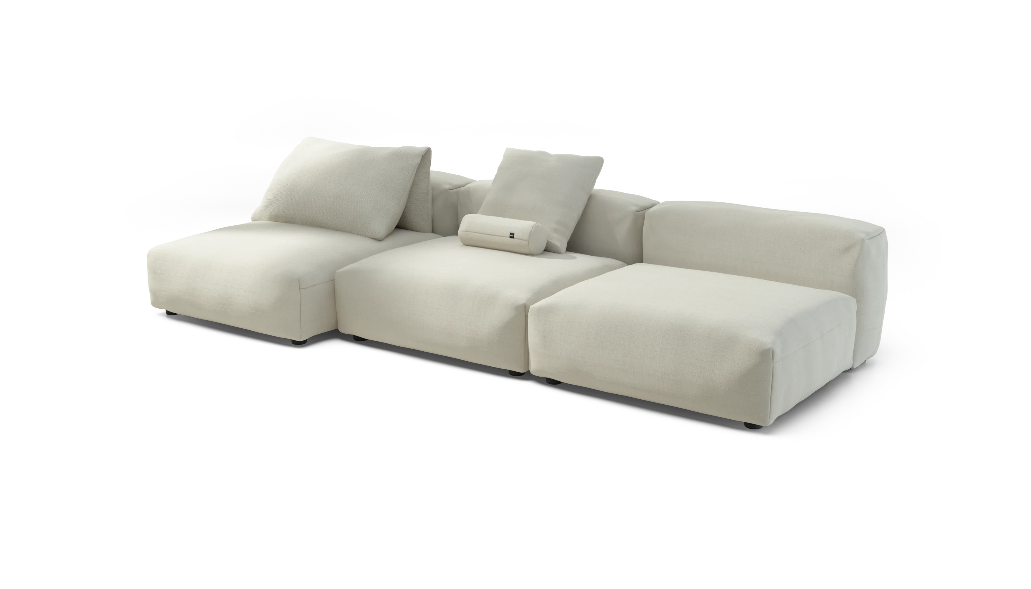 vetsak | Sofa Set 04 - Pique - Creme | Modular Sofa | 5 Seater | Big Sofa - Image 3