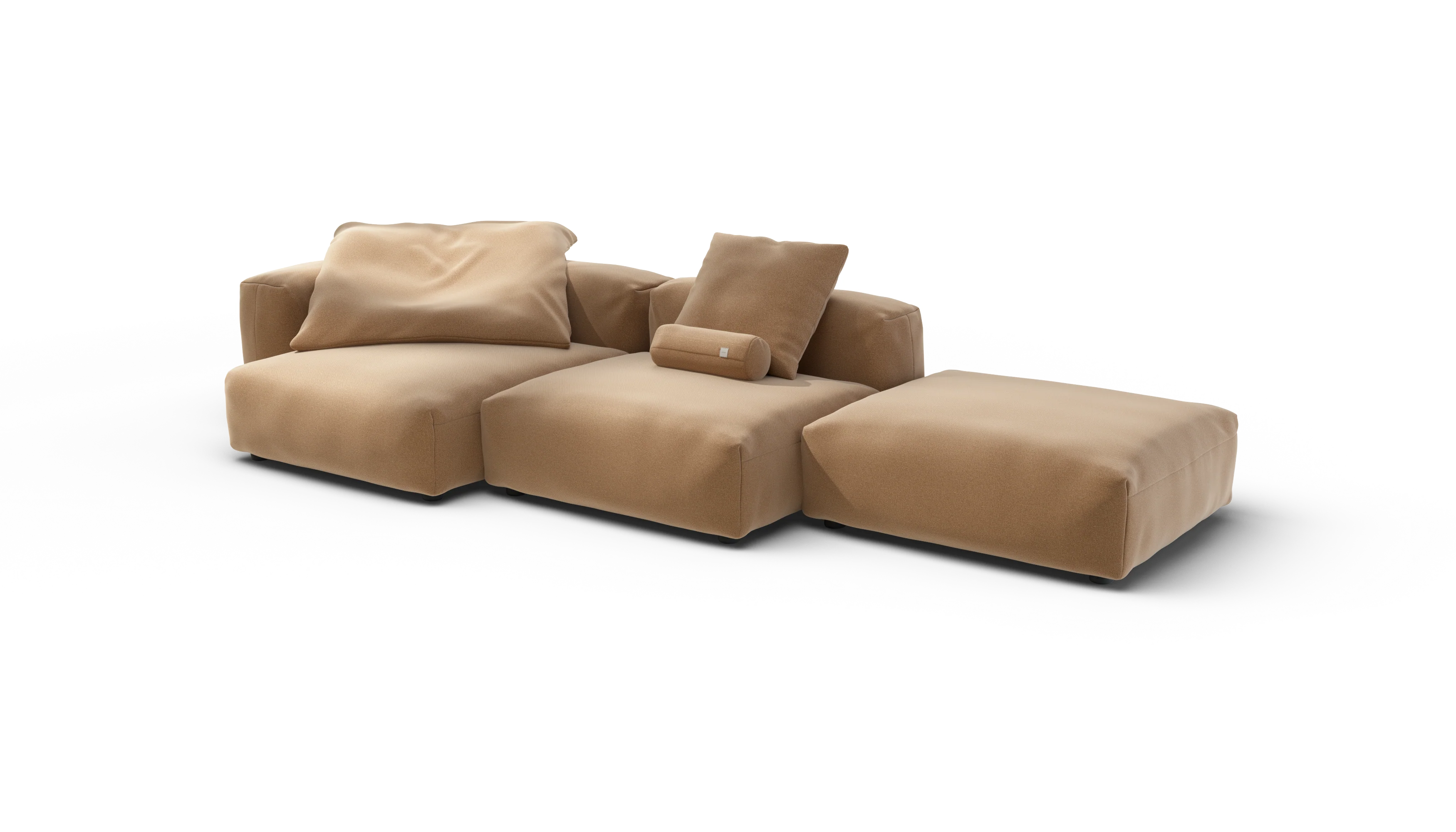 vetsak | Sofa Set 04 - Pique - Wheat | Modular Sofa | 5 Seater | Big Sofa - Image 4