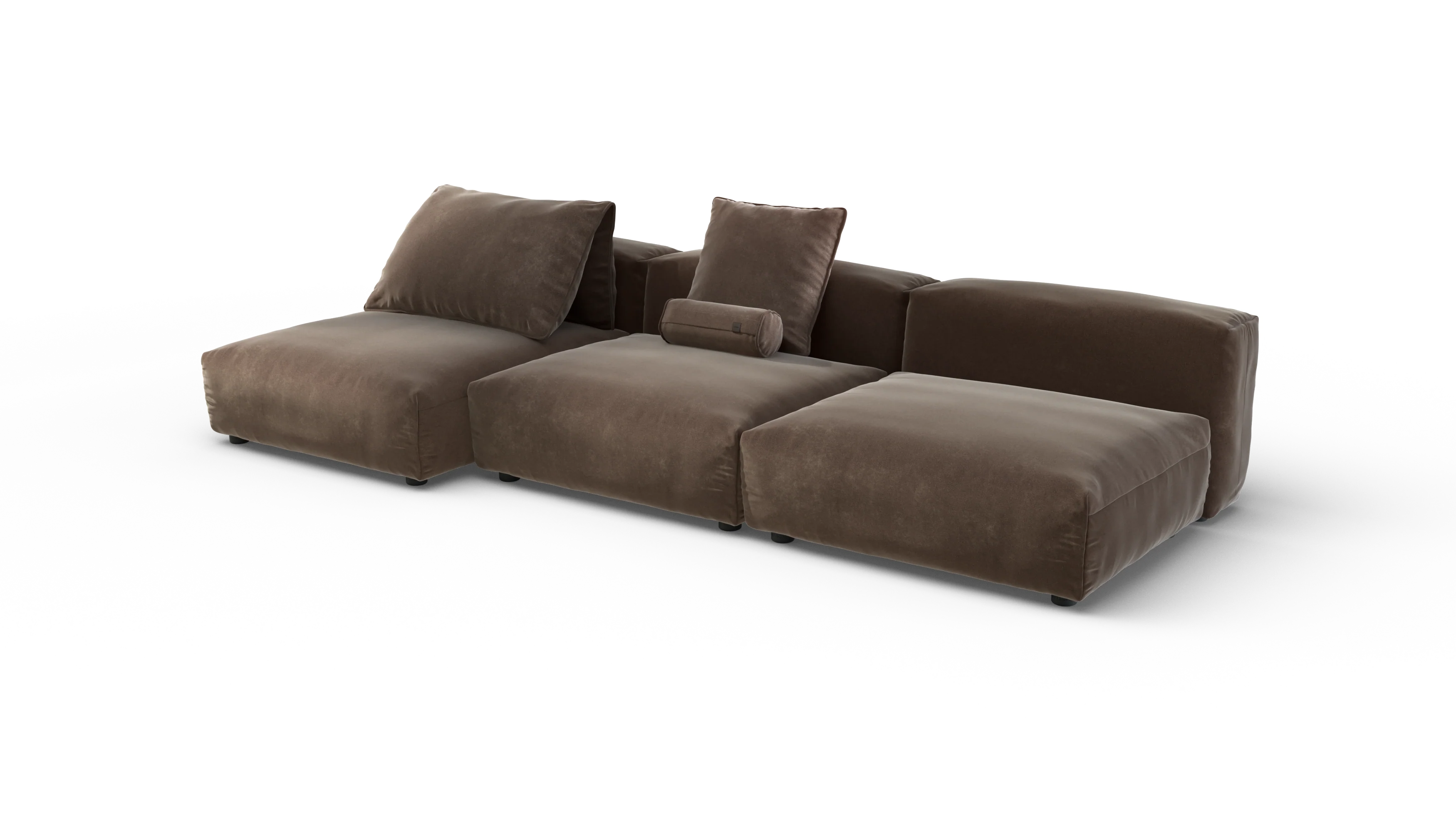 vetsak | Sofa Set 04 - Suave - Espresso | Modular Sofa | 5 Seater | Big Sofa - Image 3