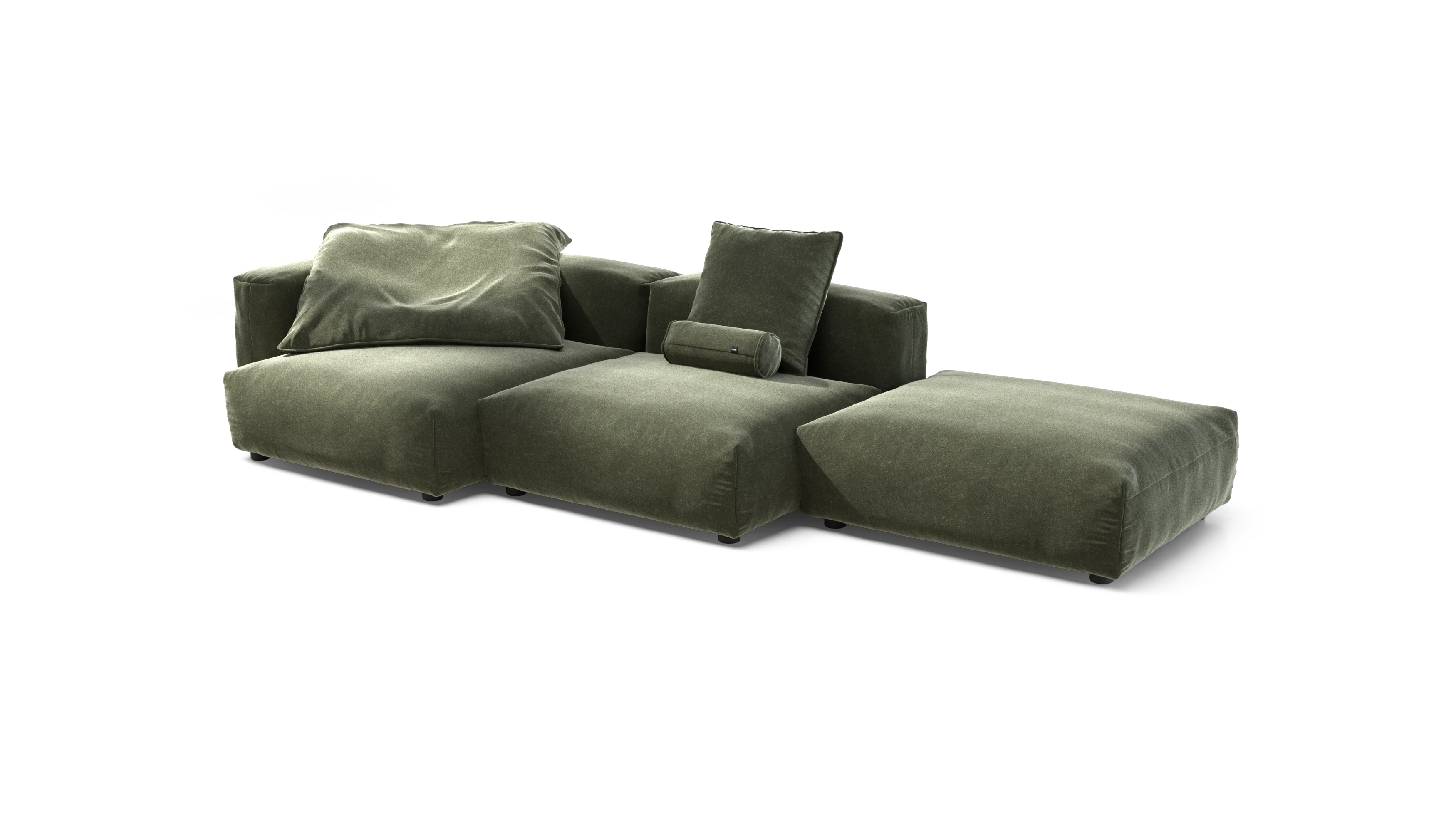 vetsak | Sofa Set 04 - Suave - Pine | Modular Sofa | 5 Seater | Big Sofa - Image 4