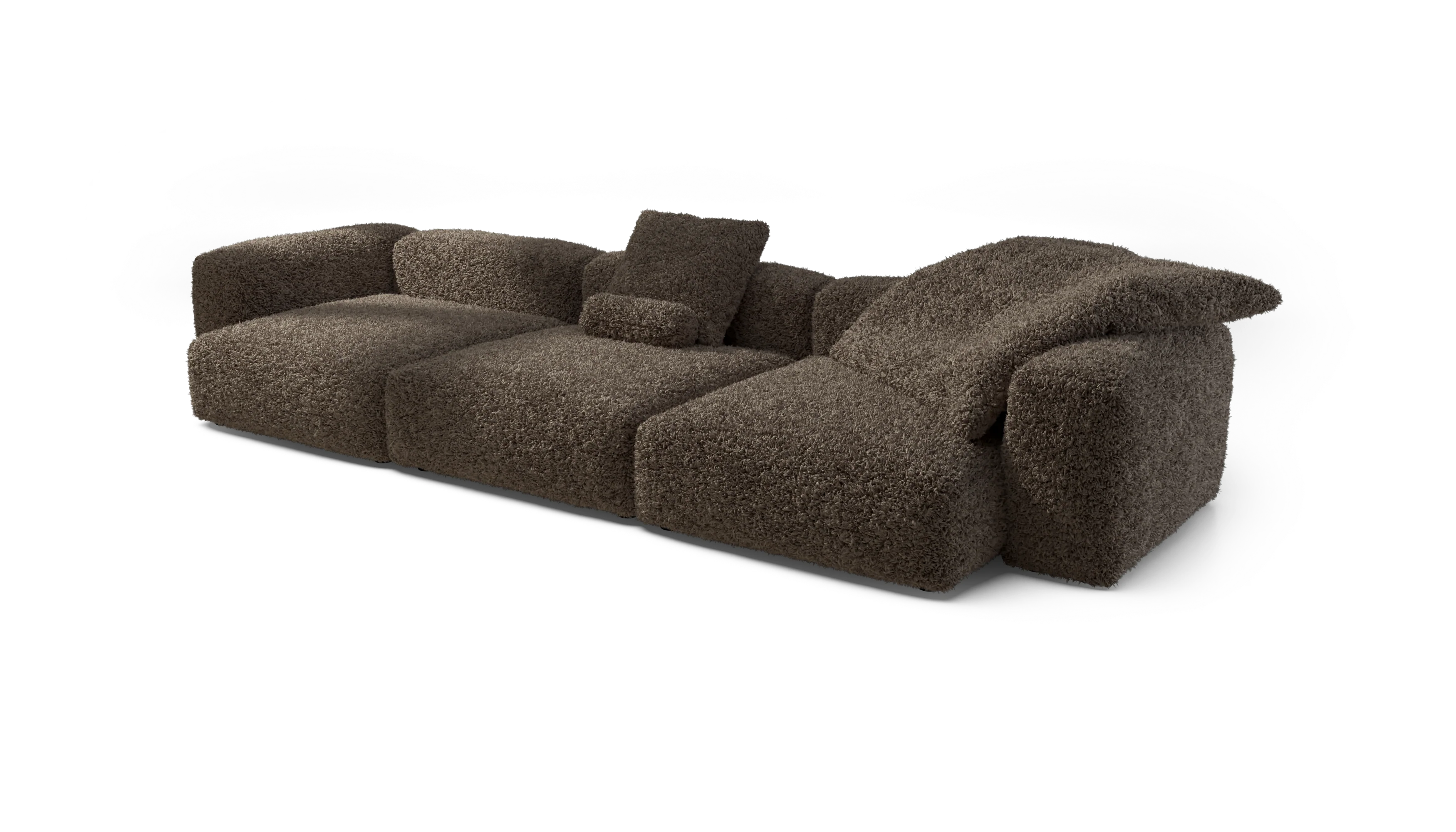 vetsak | Sofa Set 05 - Doodle - Cacao | Modular Sofa | 5 Seater | Big Sofa | Corner Sofa - Image 3