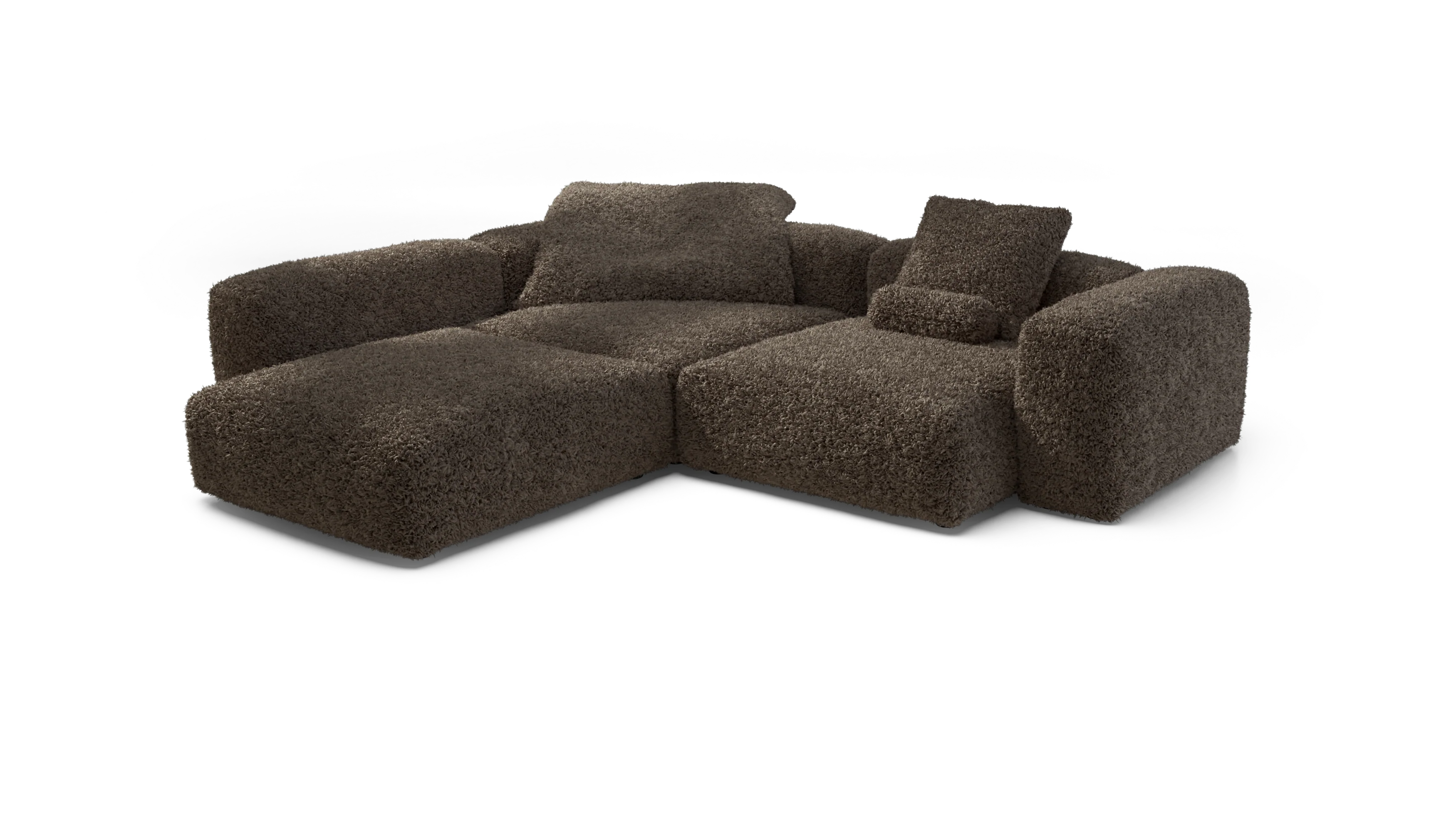 vetsak | Sofa Set 05 - Doodle - Cacao | Modular Sofa | 5 Seater | Big Sofa | Corner Sofa - Image 4