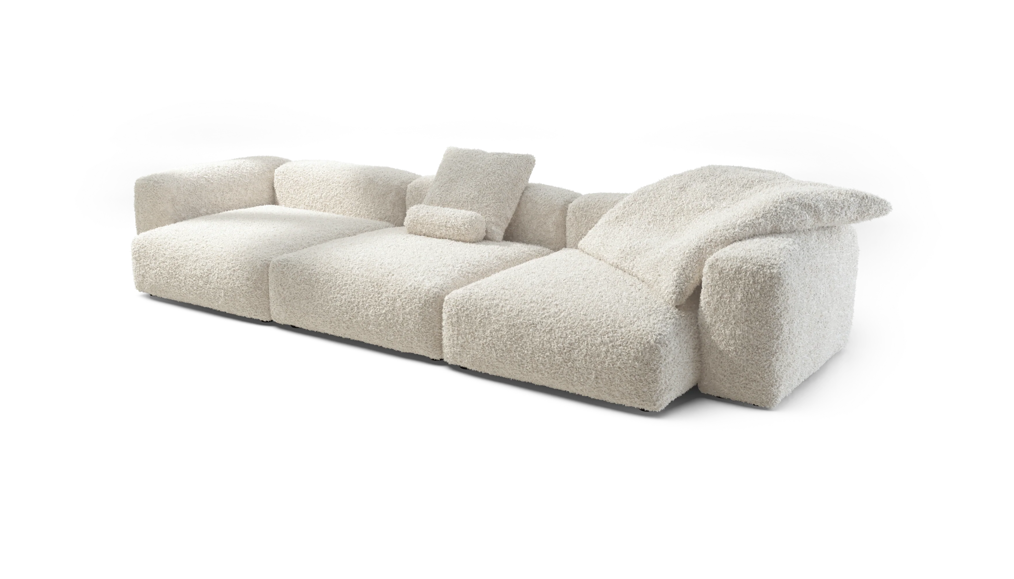 vetsak | Sofa Set 05 - Doodle - Creme | Modular Sofa | 5 Seater | Big Sofa | Corner Sofa - Image 3