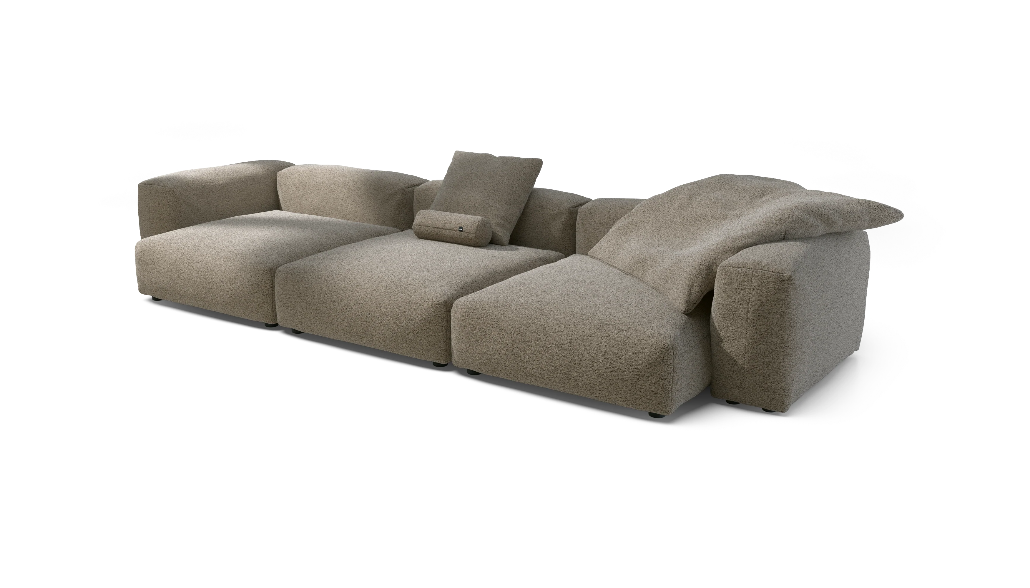 vetsak | Sofa Set 05 - Loop Loop - Taupe | Modular Sofa | 5 Seater | Big Sofa | Corner Sofa - Image 3