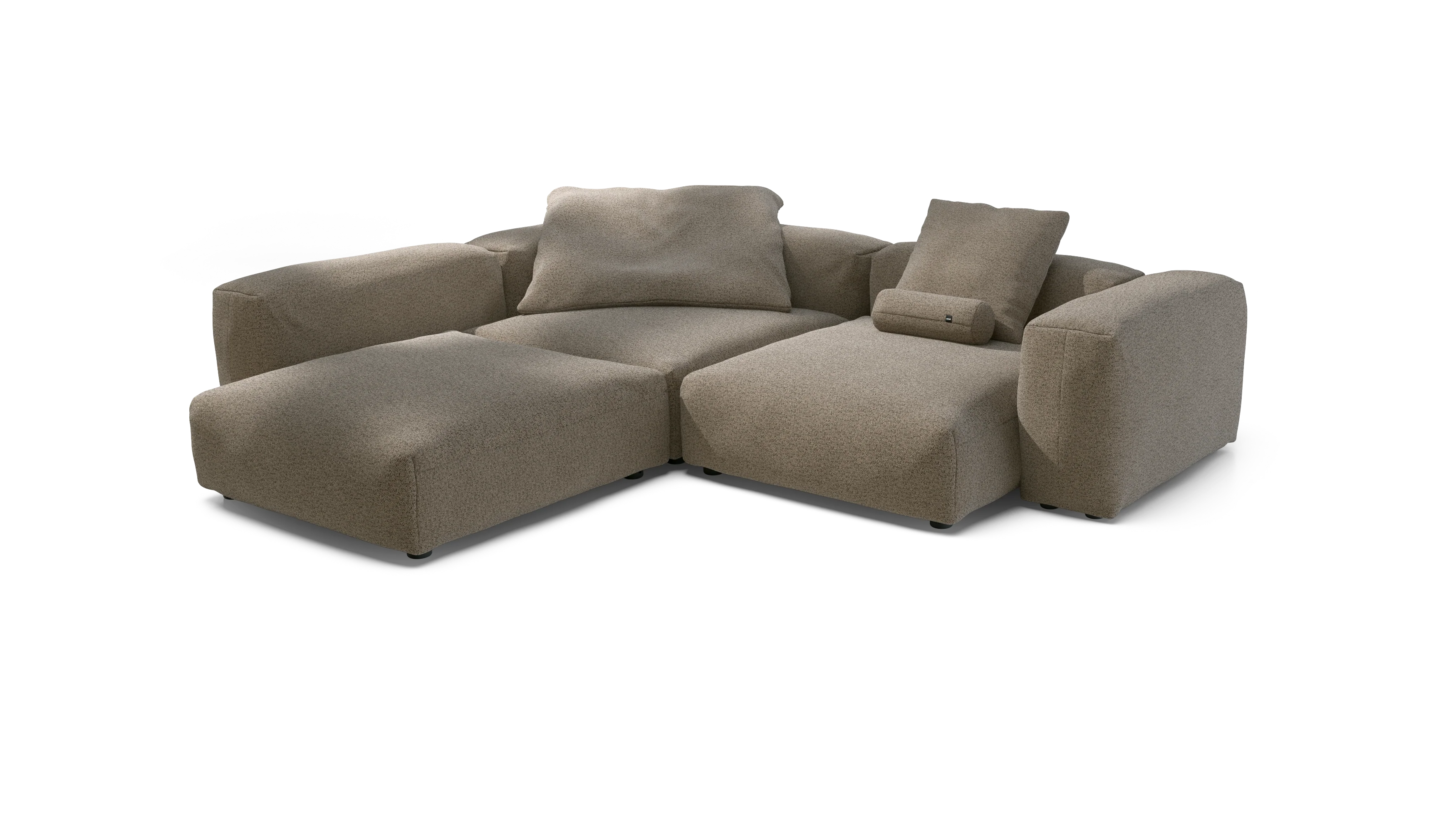 vetsak | Sofa Set 05 - Loop Loop - Taupe | Modular Sofa | 5 Seater | Big Sofa | Corner Sofa - Image 4