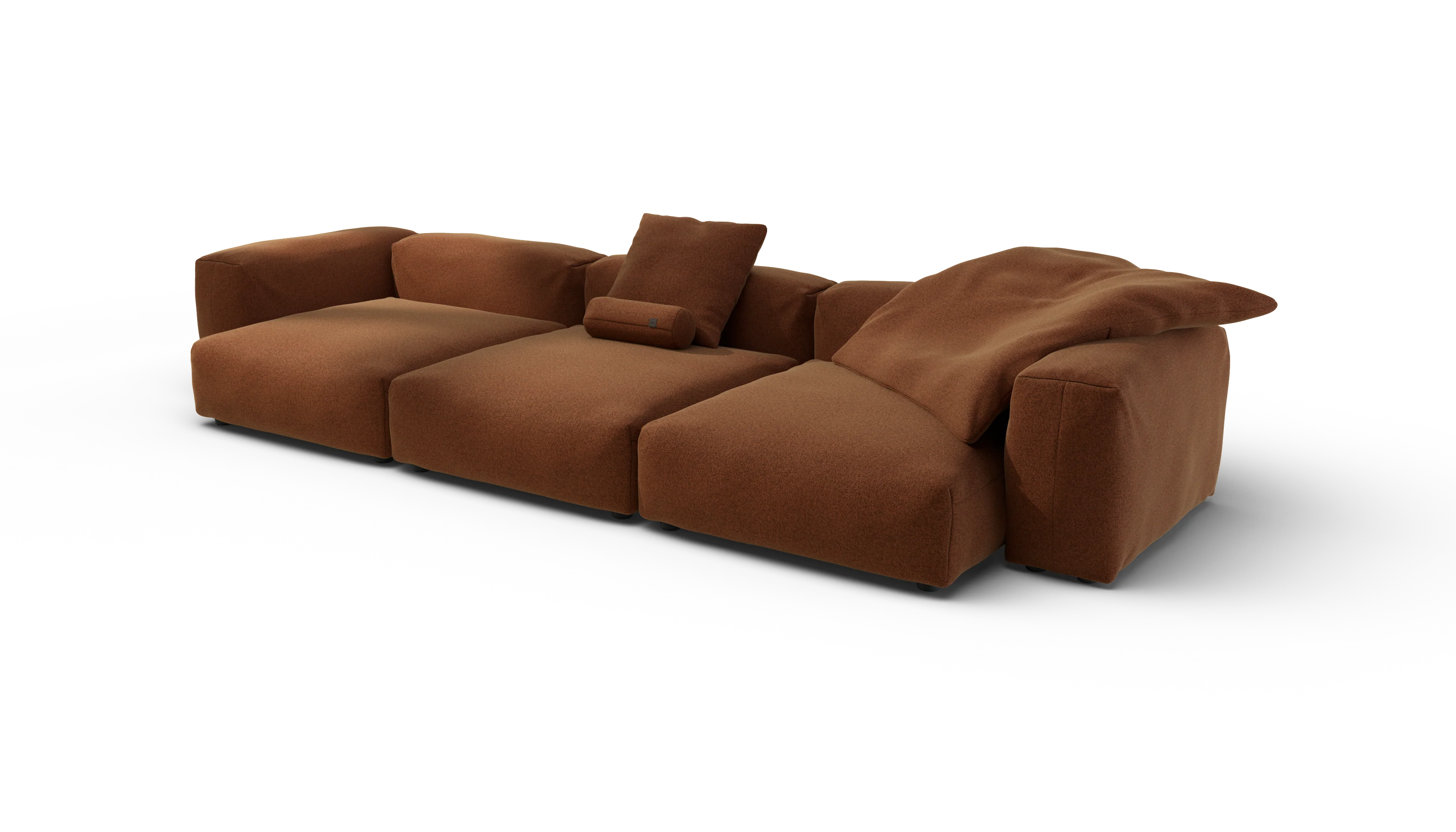 vetsak | Sofa Set 05 - Pebble - Sundried | Modular Sofa | 5 Seater | Big Sofa | Corner Sofa - Image 3