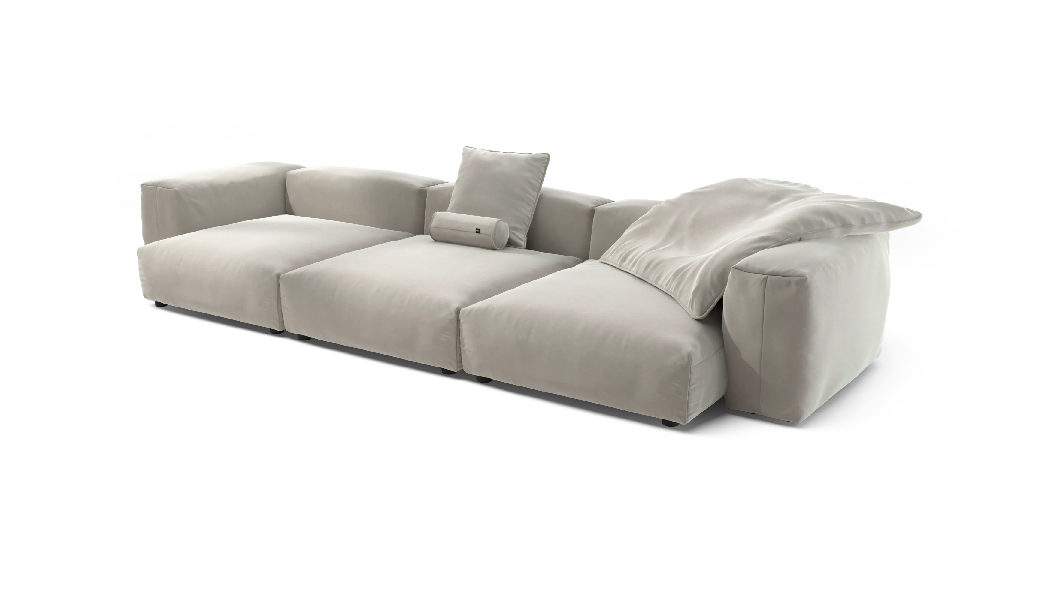 vetsak | Sofa Set 05 - Suave - Clay | Modular Sofa | 5 Seater | Big Sofa | Corner Sofa - Image 3