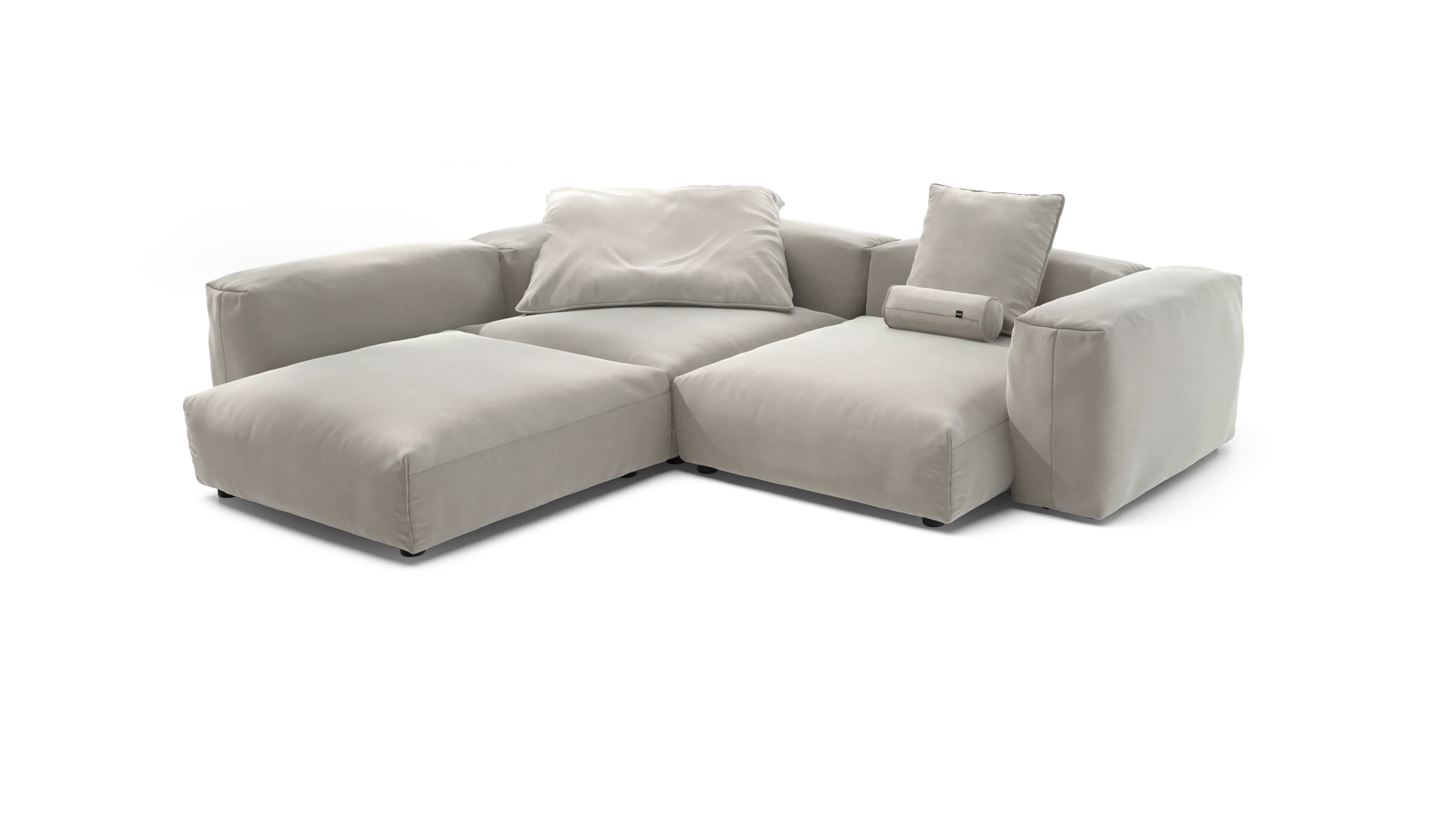 vetsak | Sofa Set 05 - Suave - Clay | Modular Sofa | 5 Seater | Big Sofa | Corner Sofa - Image 4