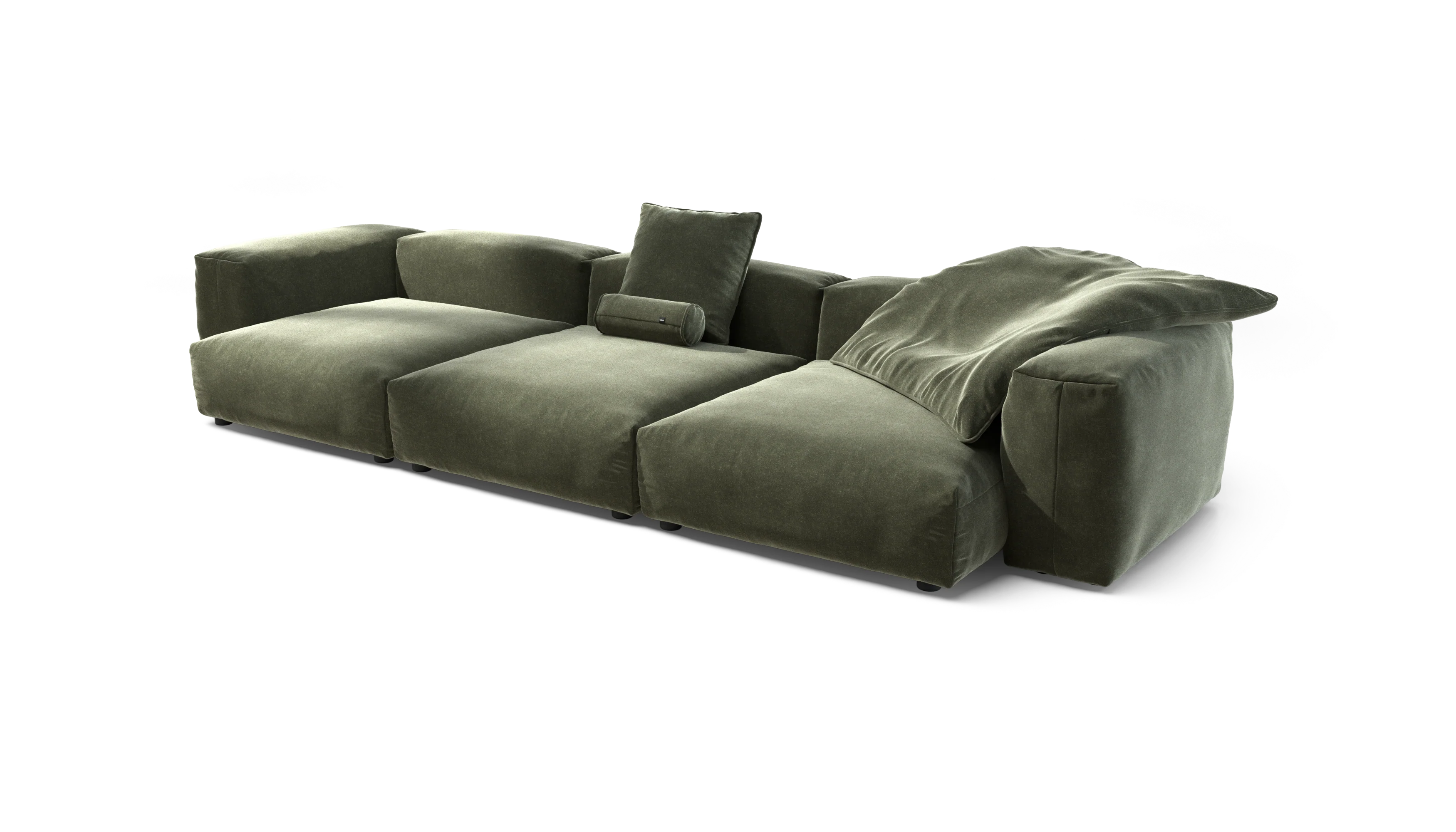 vetsak | Sofa Set 05 - Suave - Pine | Modular Sofa | 5 Seater | Big Sofa | Corner Sofa - Image 3